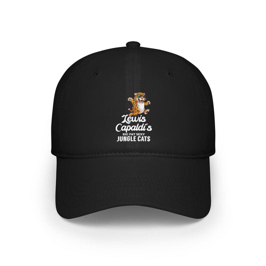 Lewis Capaldi Low Profile Baseball Hat - Big Fat Sexy Jungle Cats