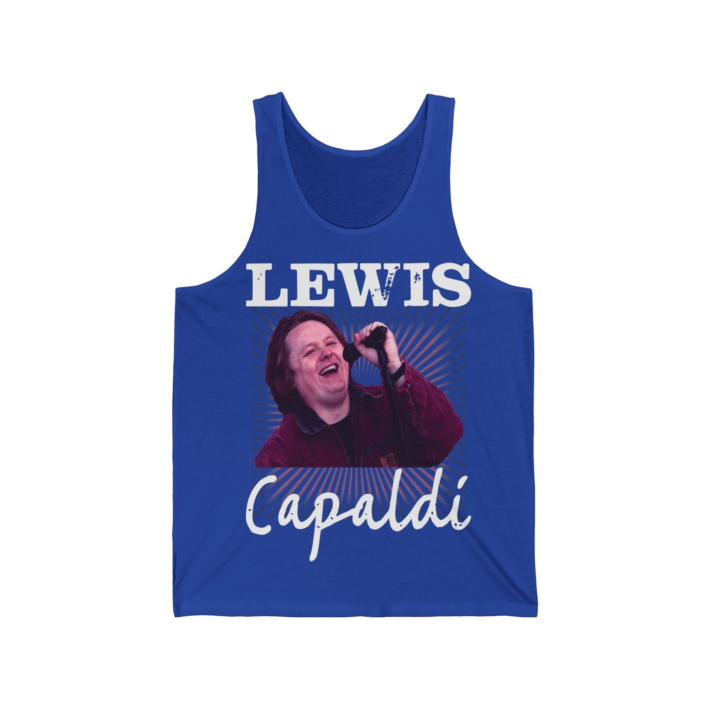 Lewis Capaldi Unisex Jersey Tank Top