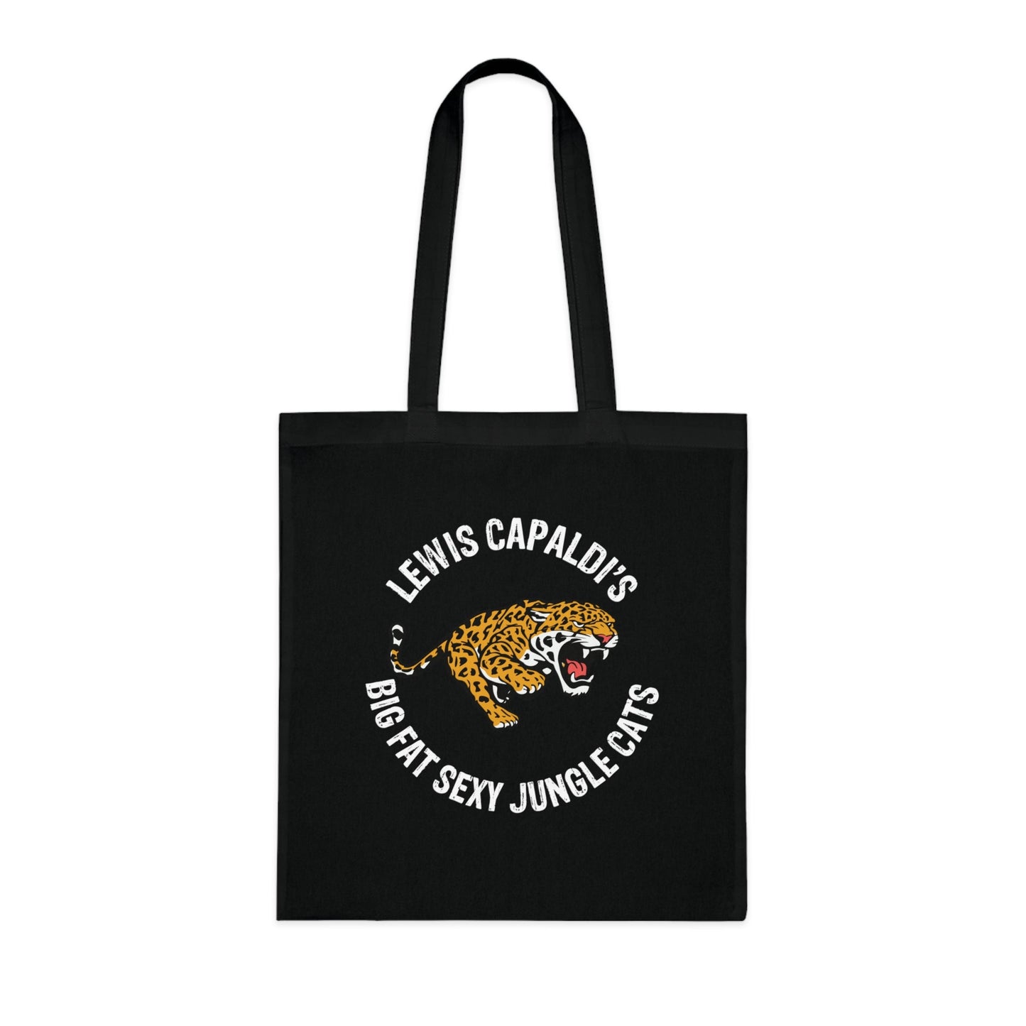 Lewis Capaldi Cotton Tote Bag - Big Fat Sexy Jungle Cats