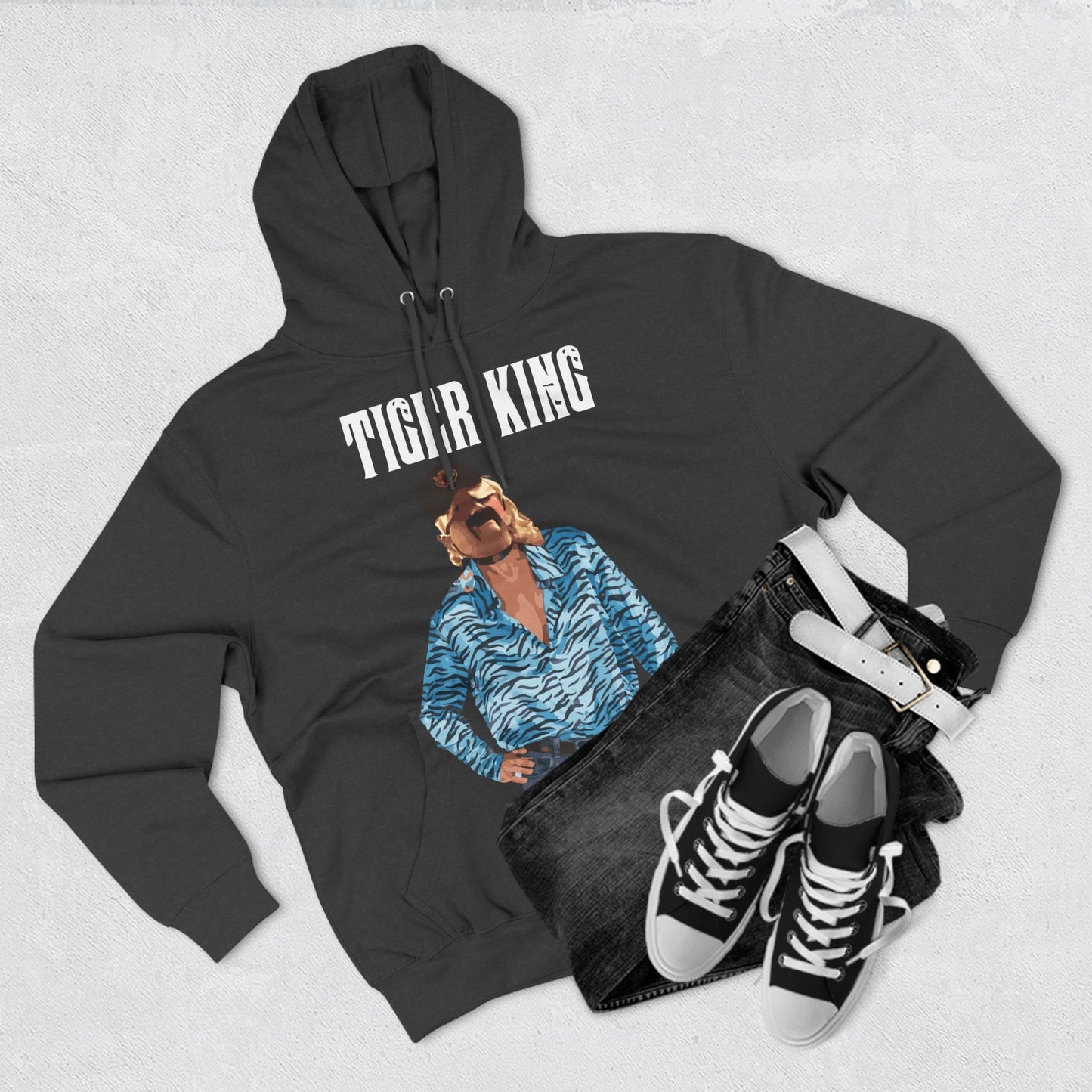 Lewis Capaldi Three-Panel Fleece Hoodie - Tiger King