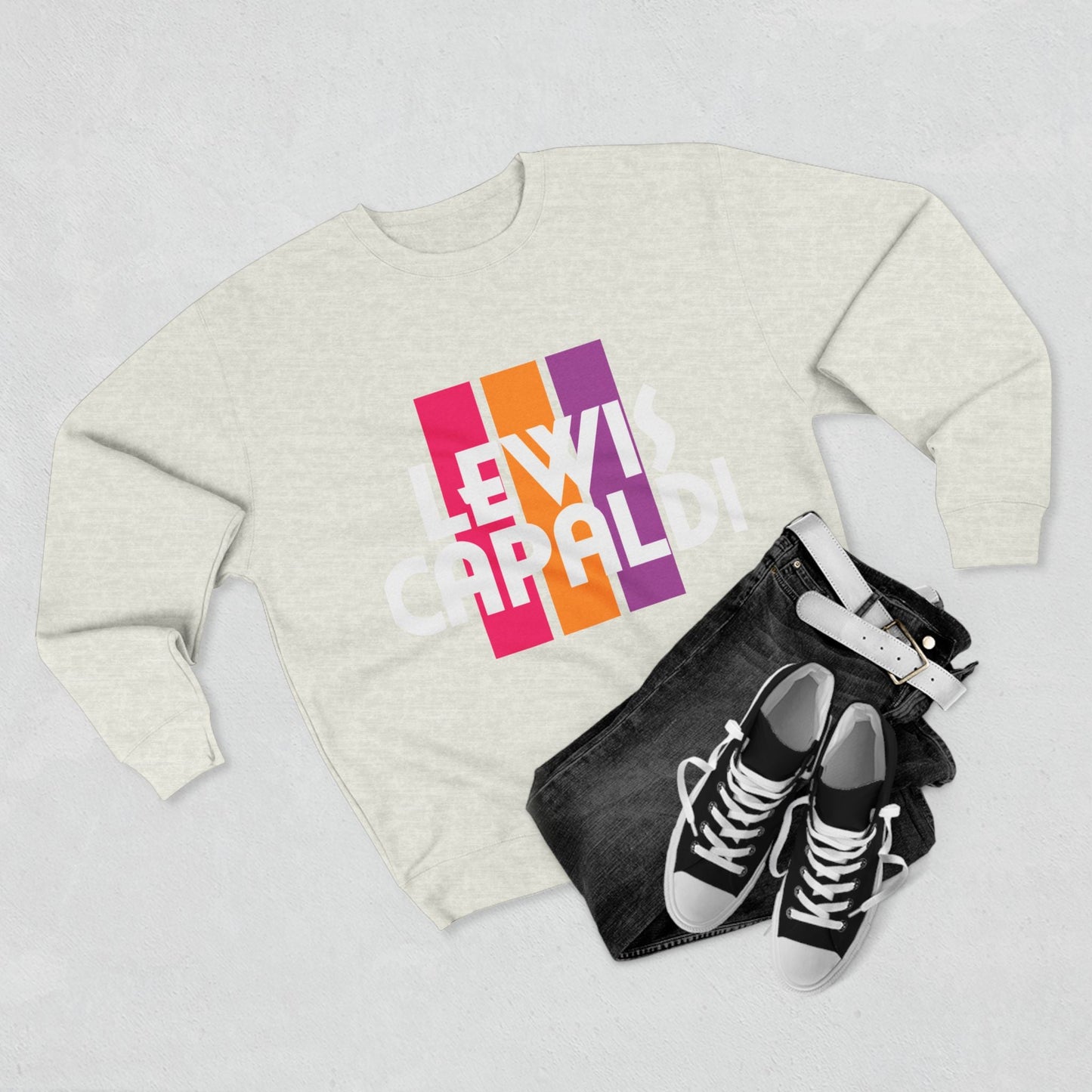 Lewis Capaldi Unisex Crewneck Sweatshirt - Writing