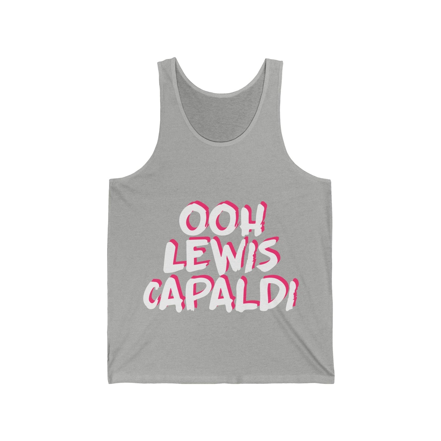 Lewis Capaldi Unisex Jersey Tank Top - Ooh Lewis Capaldi