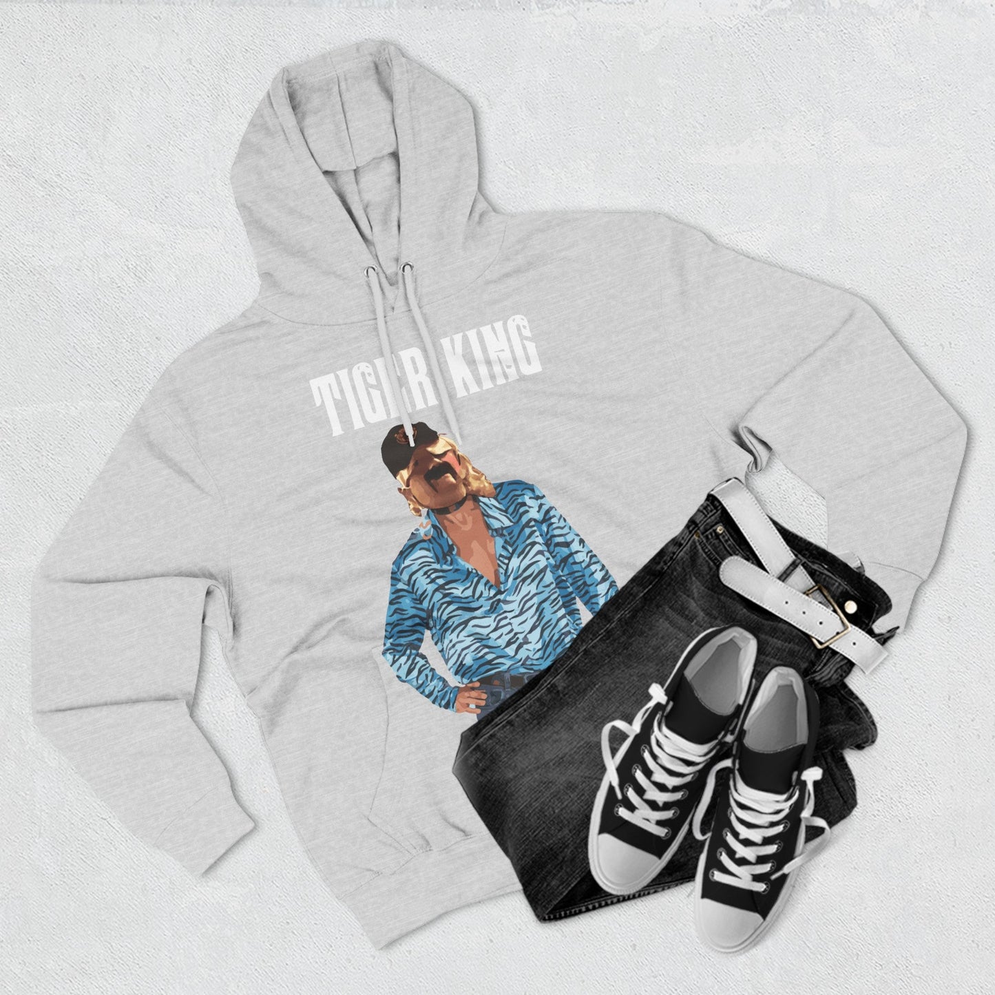 Lewis Capaldi Three-Panel Fleece Hoodie - Tiger King