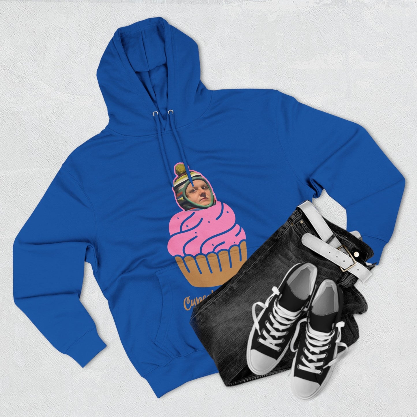 Lewis Capaldi Three-Panel Fleece Hoodie - Cup Cake Capaldi