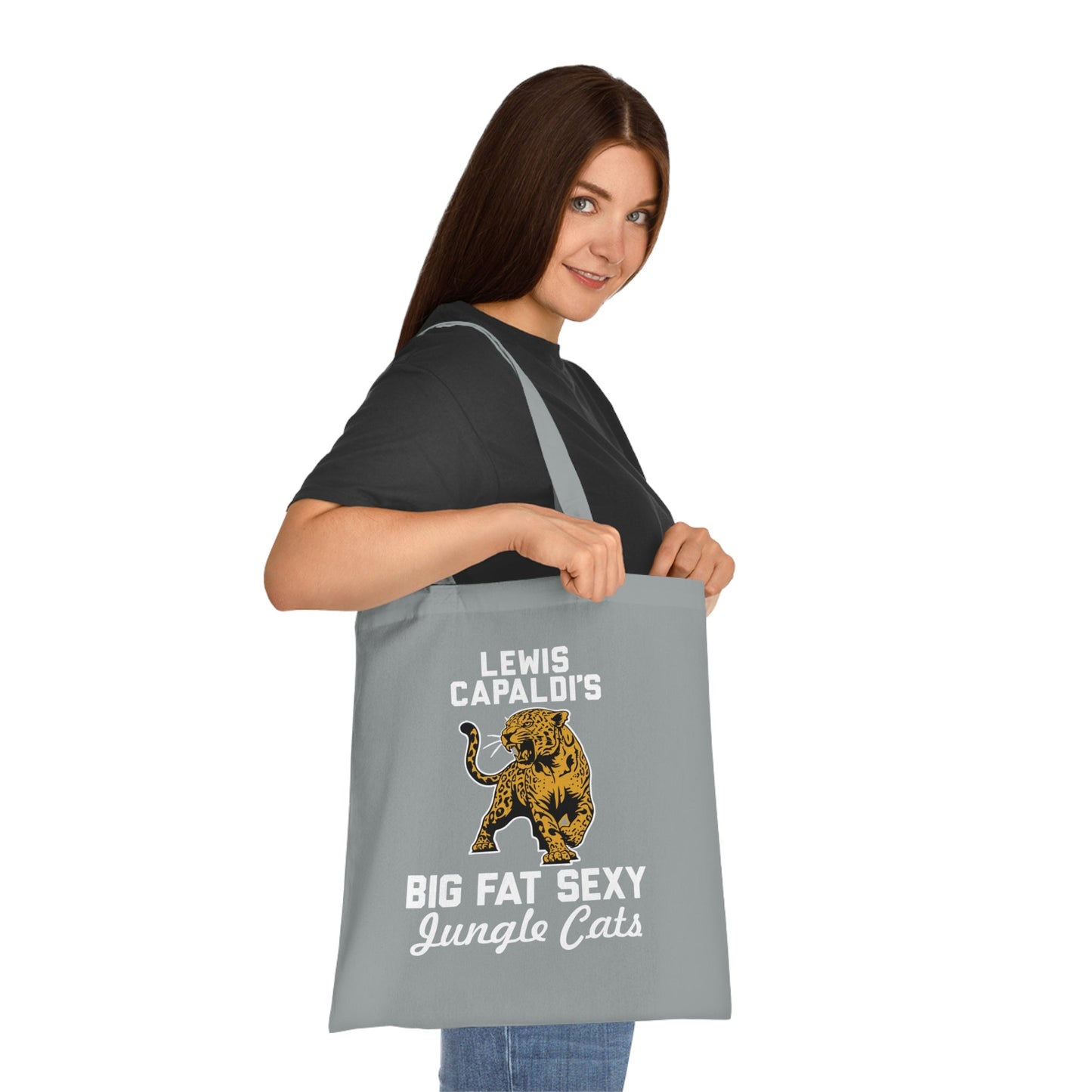 Lewis Capaldi Cotton Tote Bag - Big Fat Sexy Jungle Cats