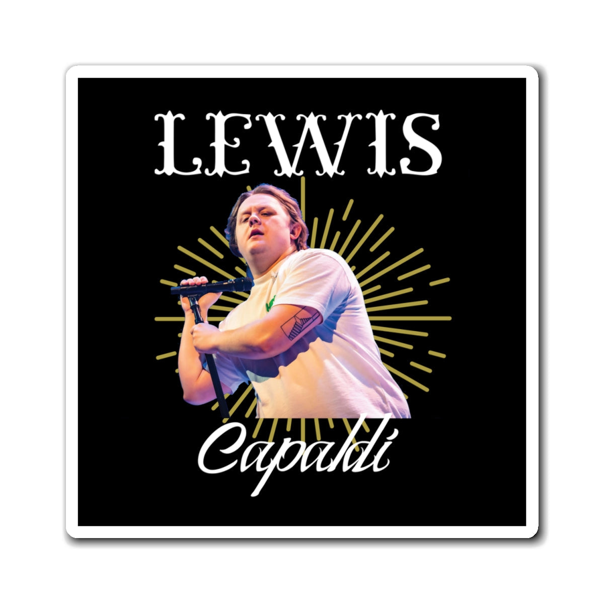 Lewis Capaldi Magnets - Graphic