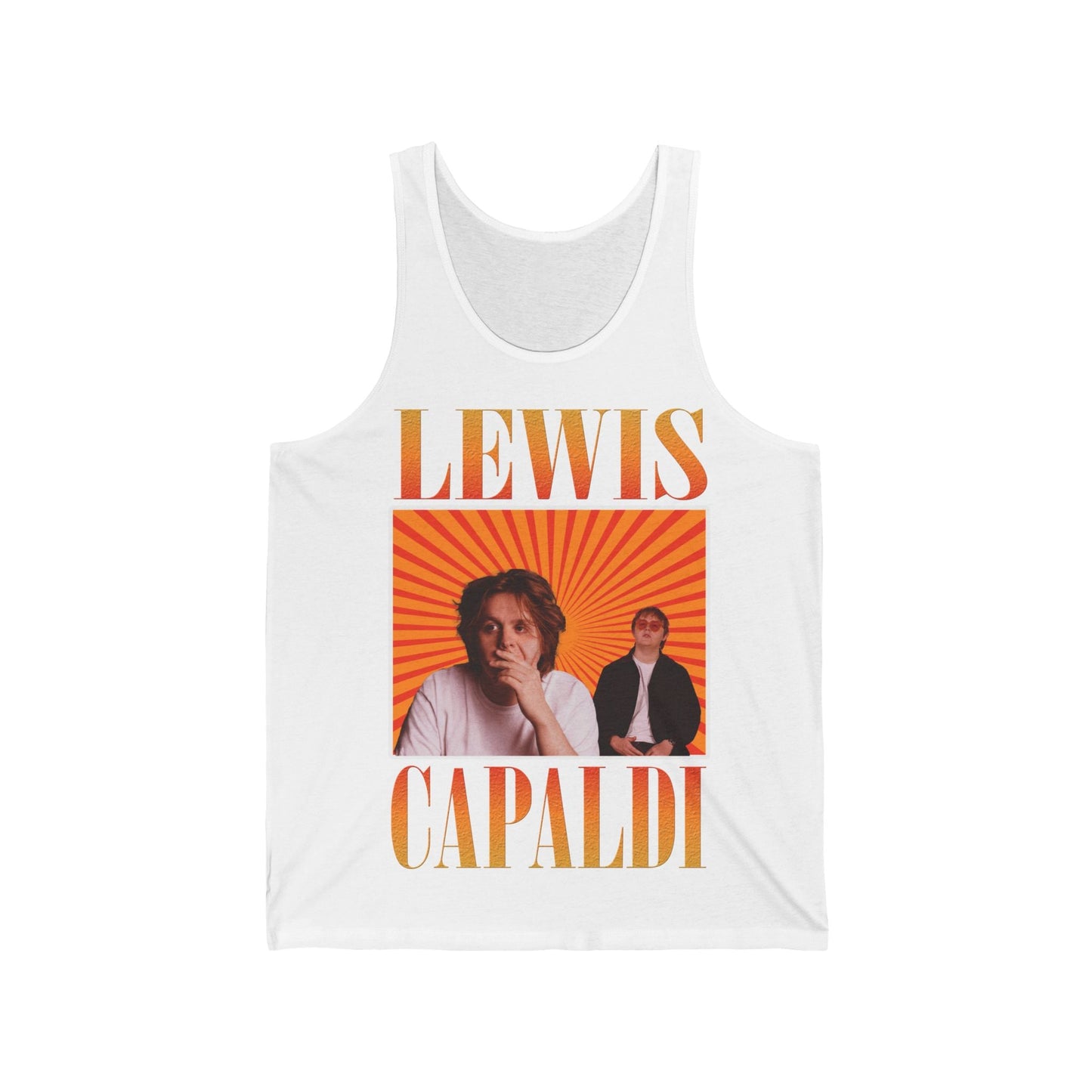 Lewis Capaldi Unisex Jersey Tank Top - Graphic