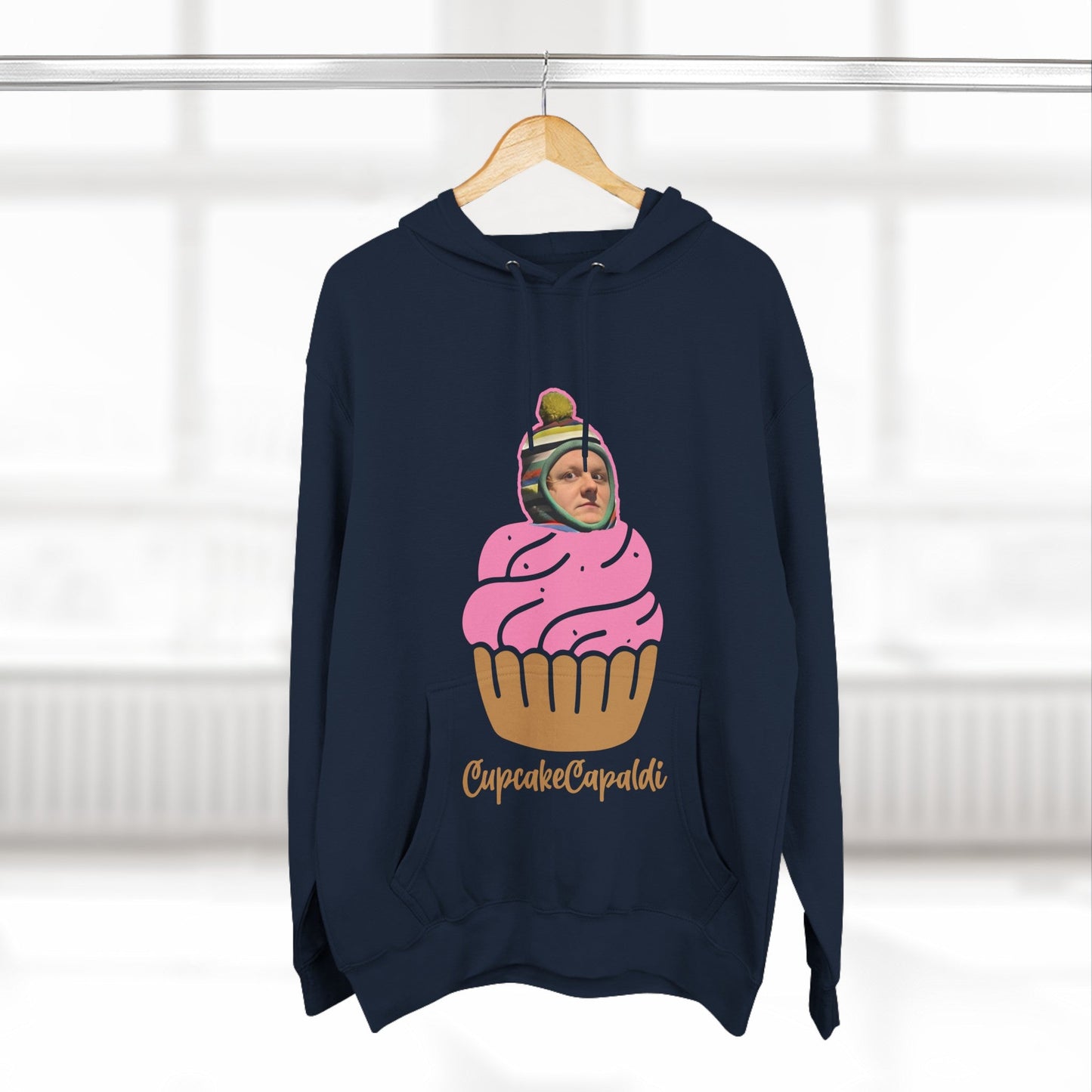 Lewis Capaldi Three-Panel Fleece Hoodie - Cup Cake Capaldi