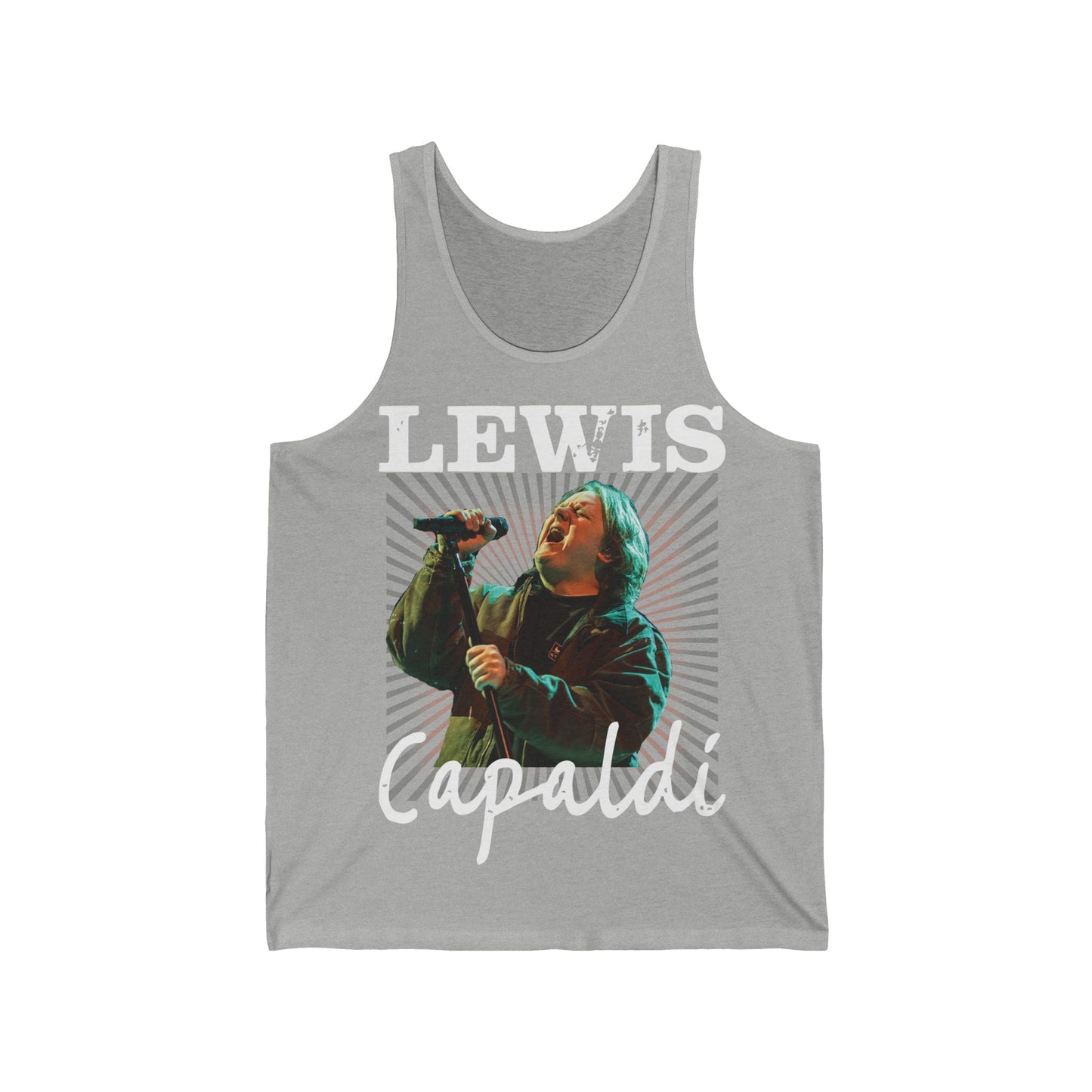 Lewis Capaldi Unisex Jersey Tank Top - Graphic