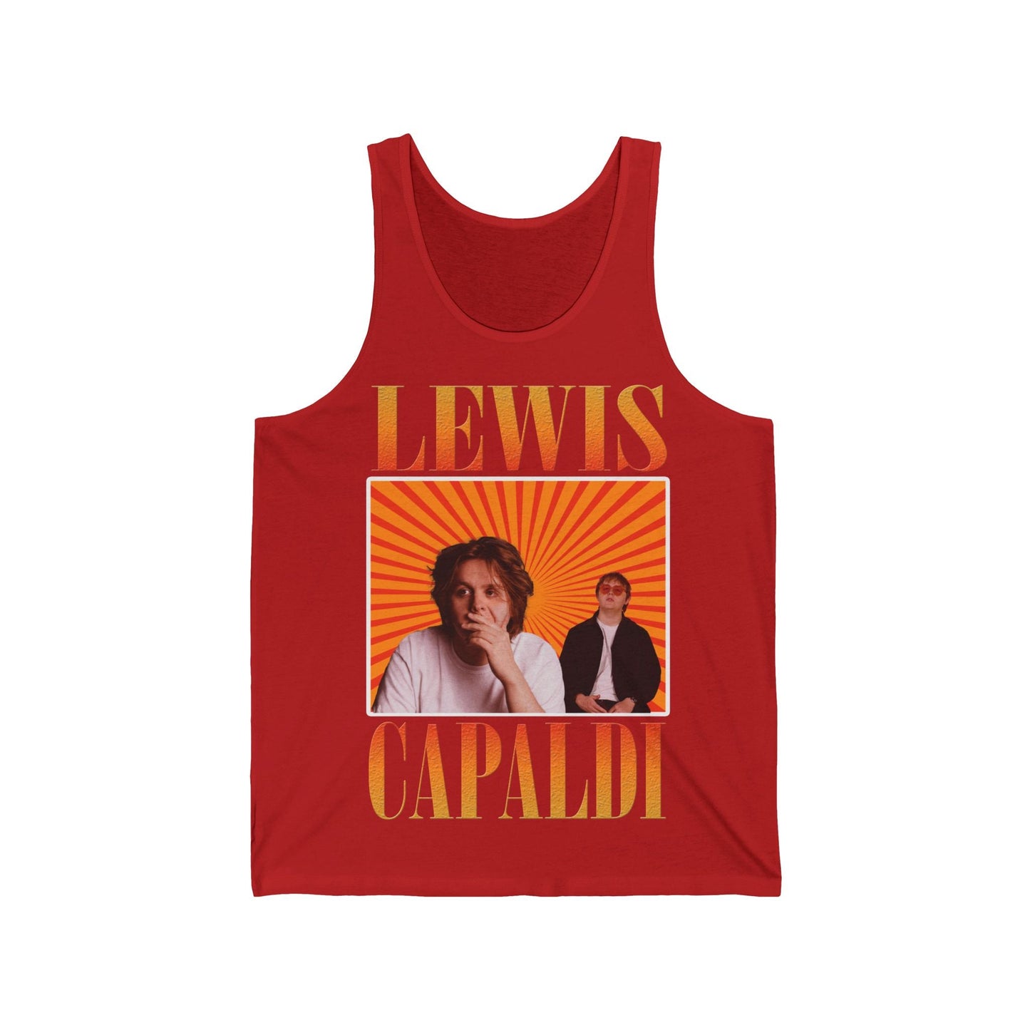 Lewis Capaldi Unisex Jersey Tank Top - Graphic