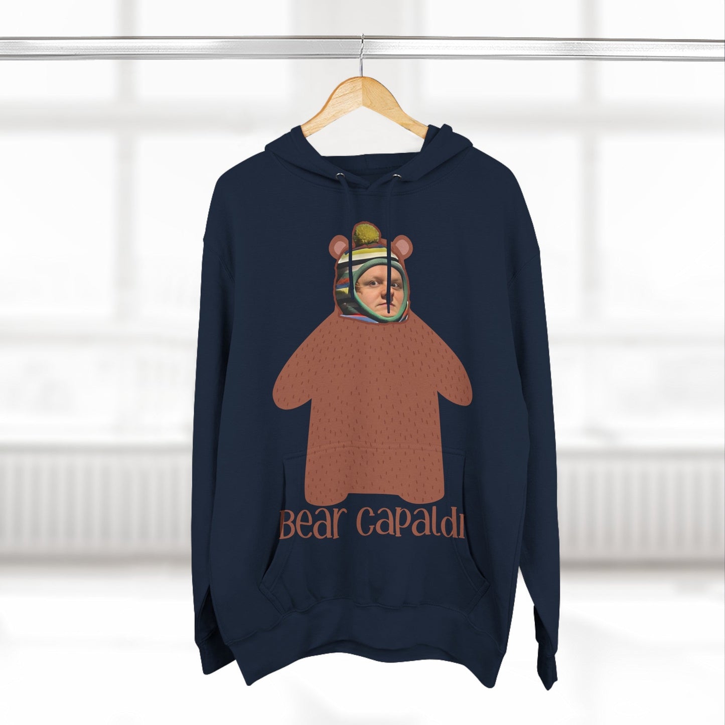 Lewis Capaldi Three-Panel Fleece Hoodie - Bear Capaldi