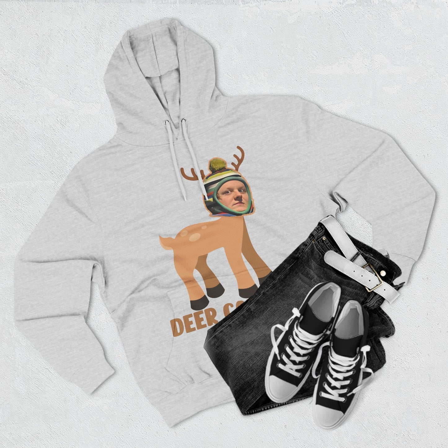 Lewis Capaldi Three-Panel Fleece Hoodie - Deer Capaldi