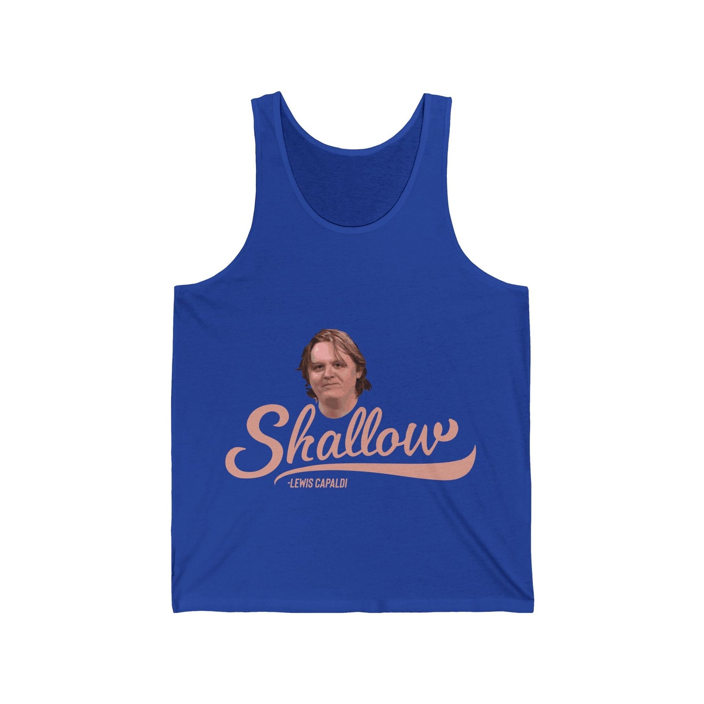 Lewis Capaldi Unisex Jersey Tank - Shallow