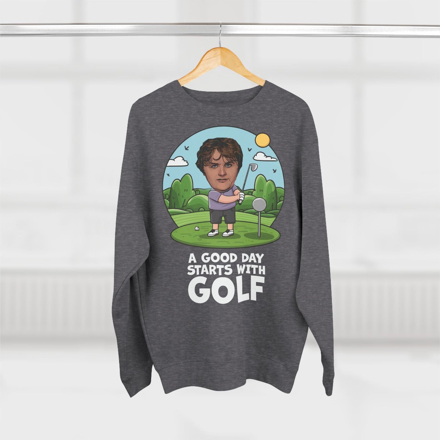 Lewis Capaldi Unisex Crewneck Sweatshirt - Golfing