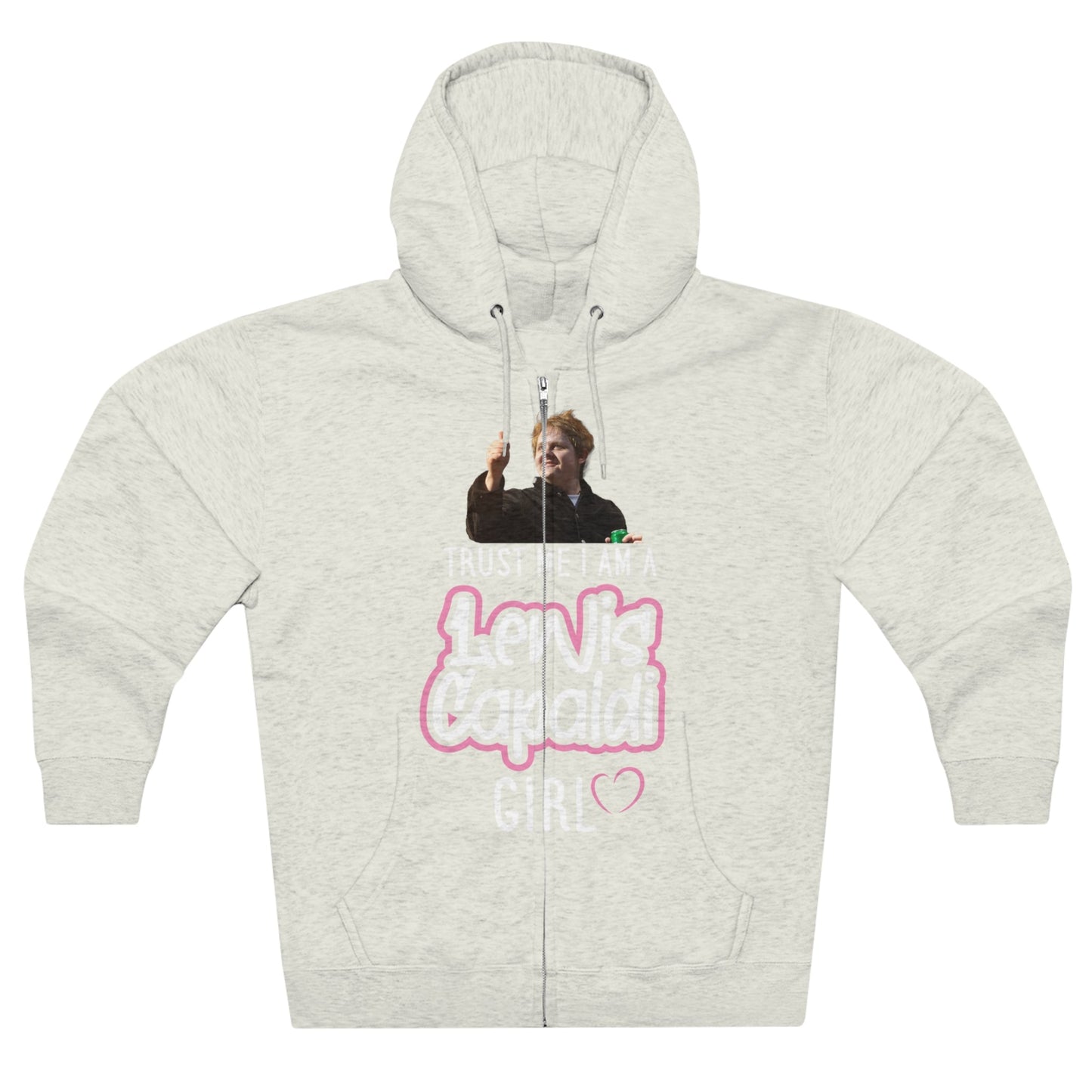 Lewis Capaldi Unisex Zip Hoodie - Trust me I am a Lewis Capaldi Girl