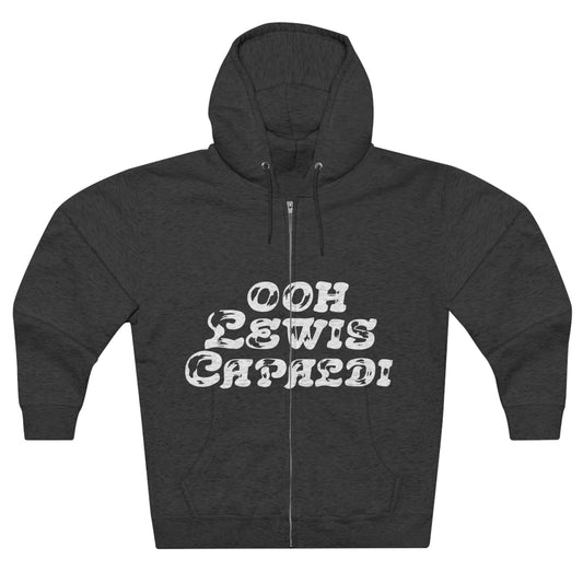 Lewis Capaldi Unisex Zip Hoodie - Ooh Lewis Capaldi