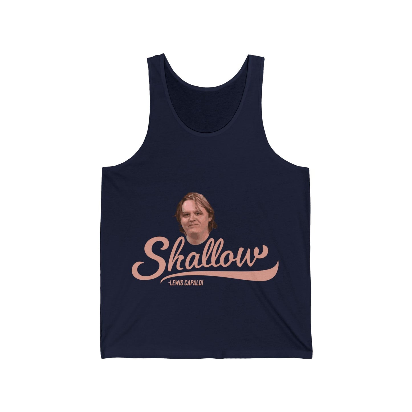 Lewis Capaldi Unisex Jersey Tank - Shallow