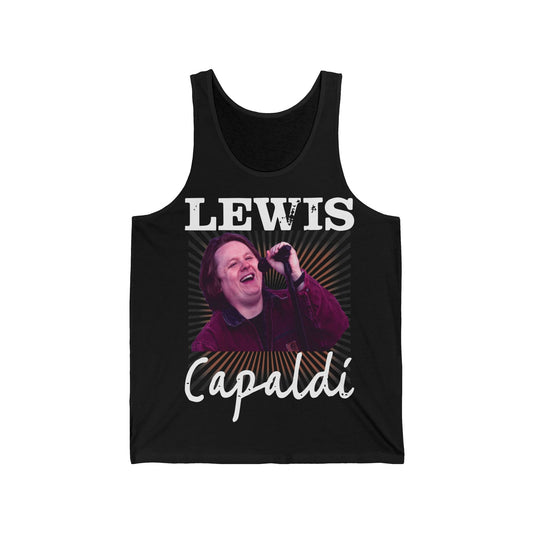 Lewis Capaldi Unisex Jersey Tank Top - Graphic