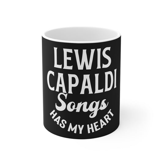 Lewis Capaldi Mug - Lewis Capaldi songs has my heart