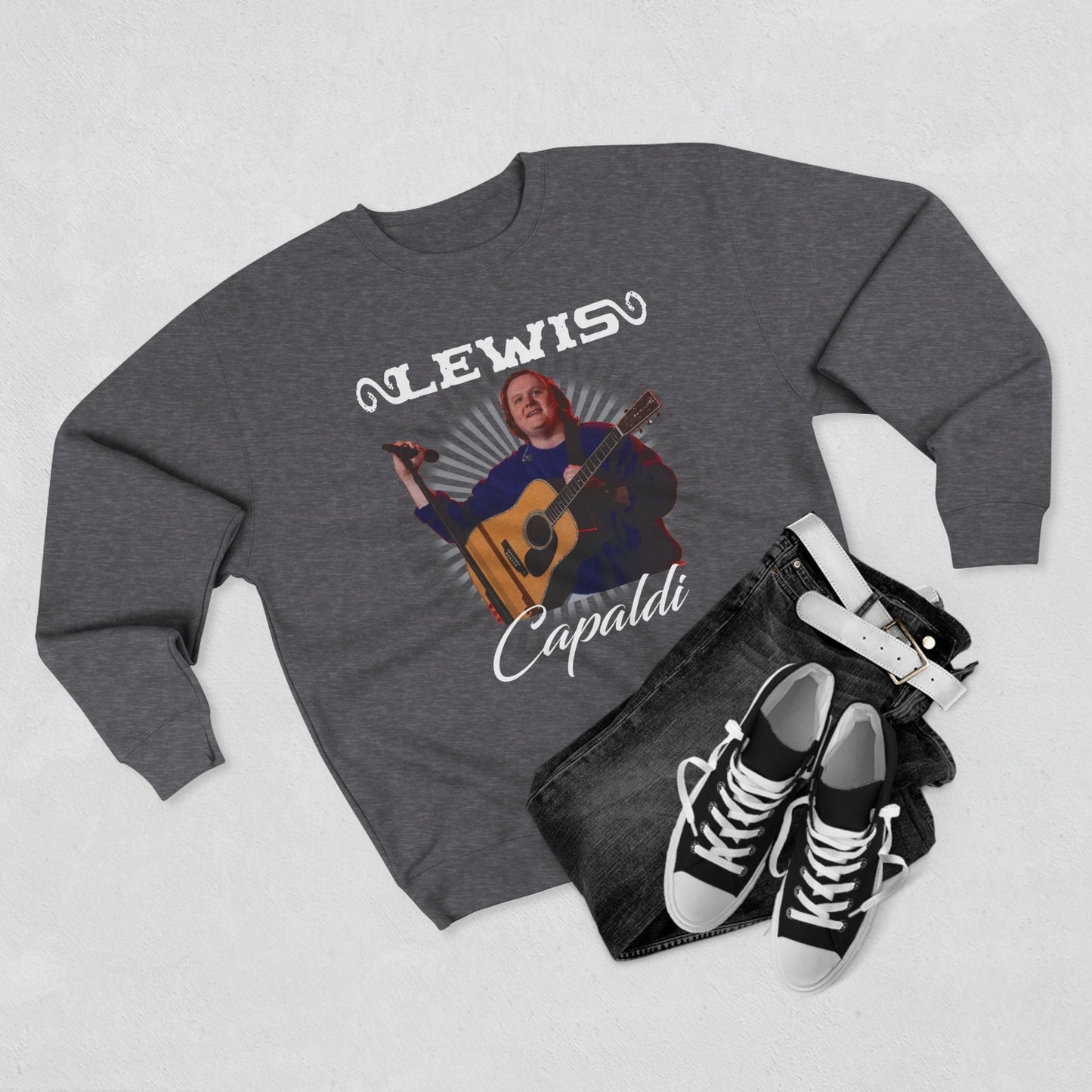 Lewis Capaldi Unisex Crewneck Sweatshirt - Graphic