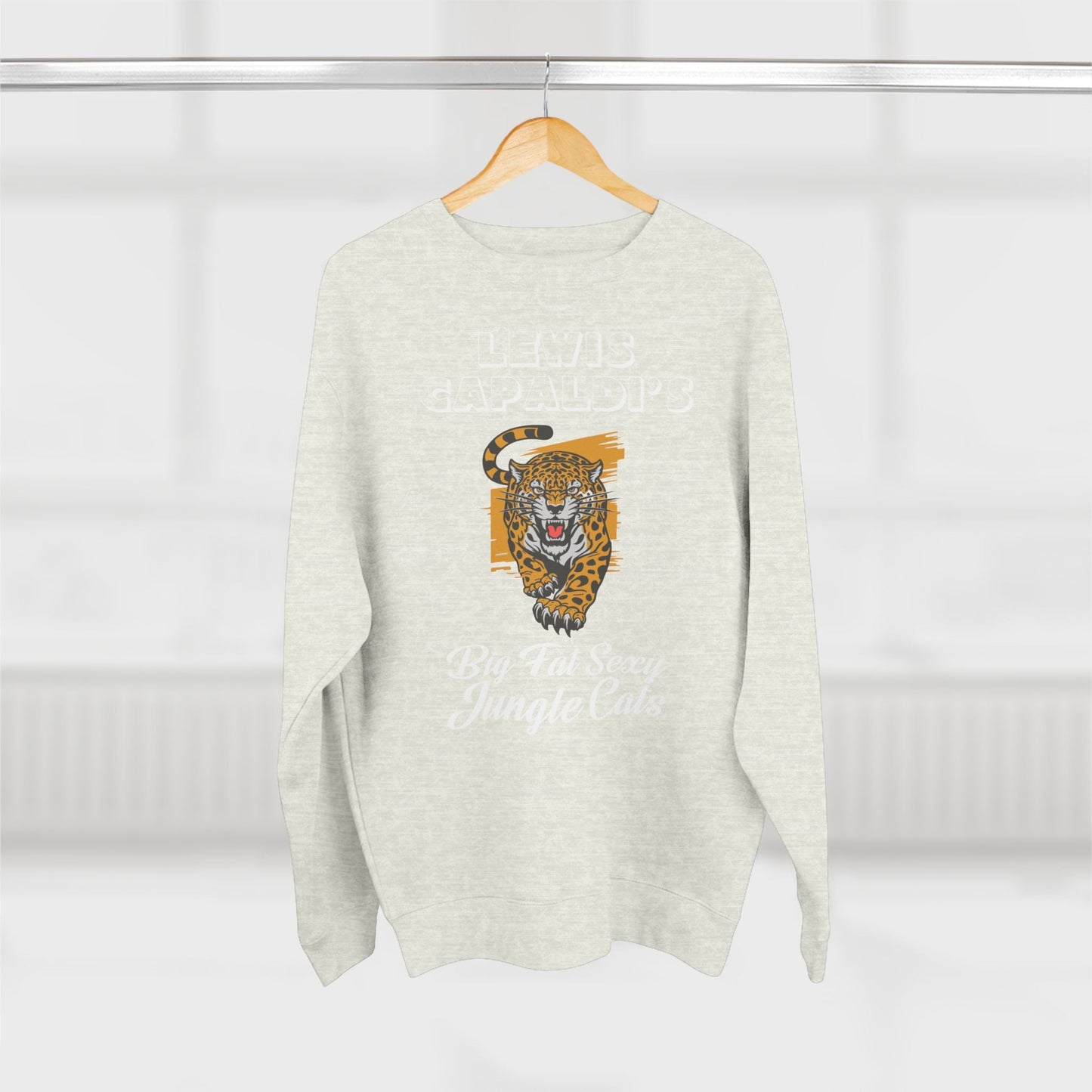 Lewis Capaldi Unisex Crewneck Sweatshirt - Big Fat Sexy Jungle Cats