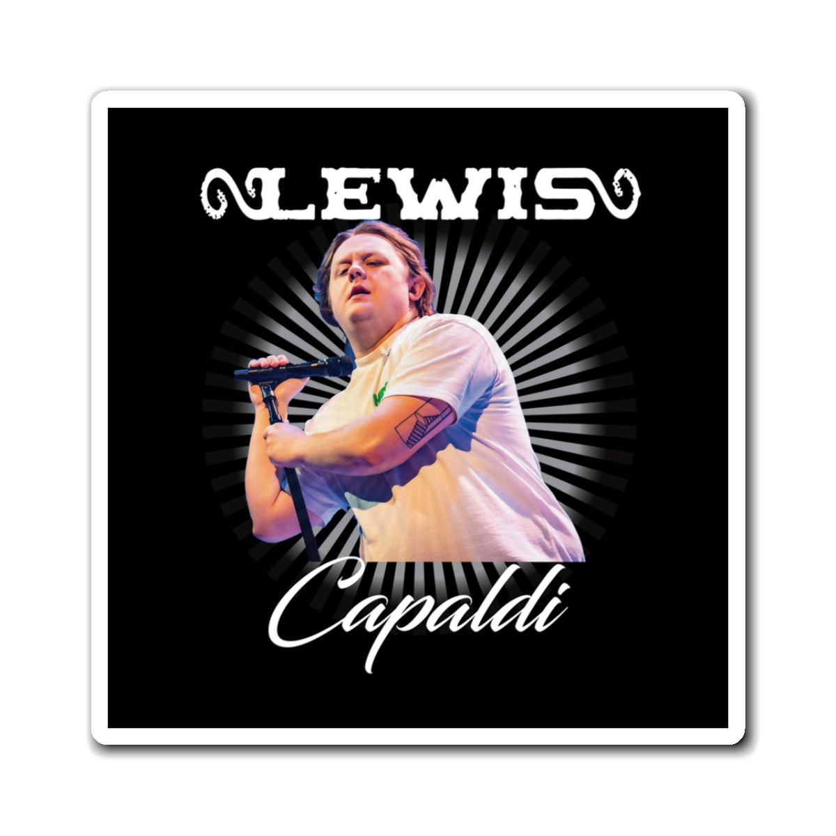 Lewis Capaldi Magnets - Graphic