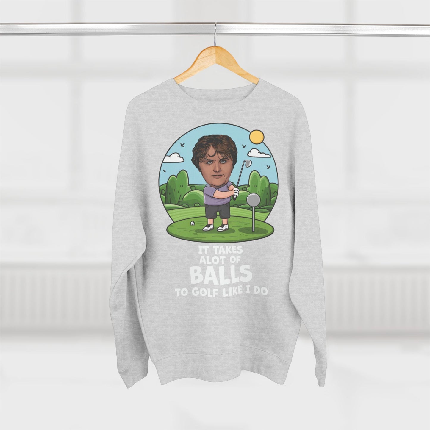 Lewis Capaldi Unisex Crewneck Sweatshirt - Golfing