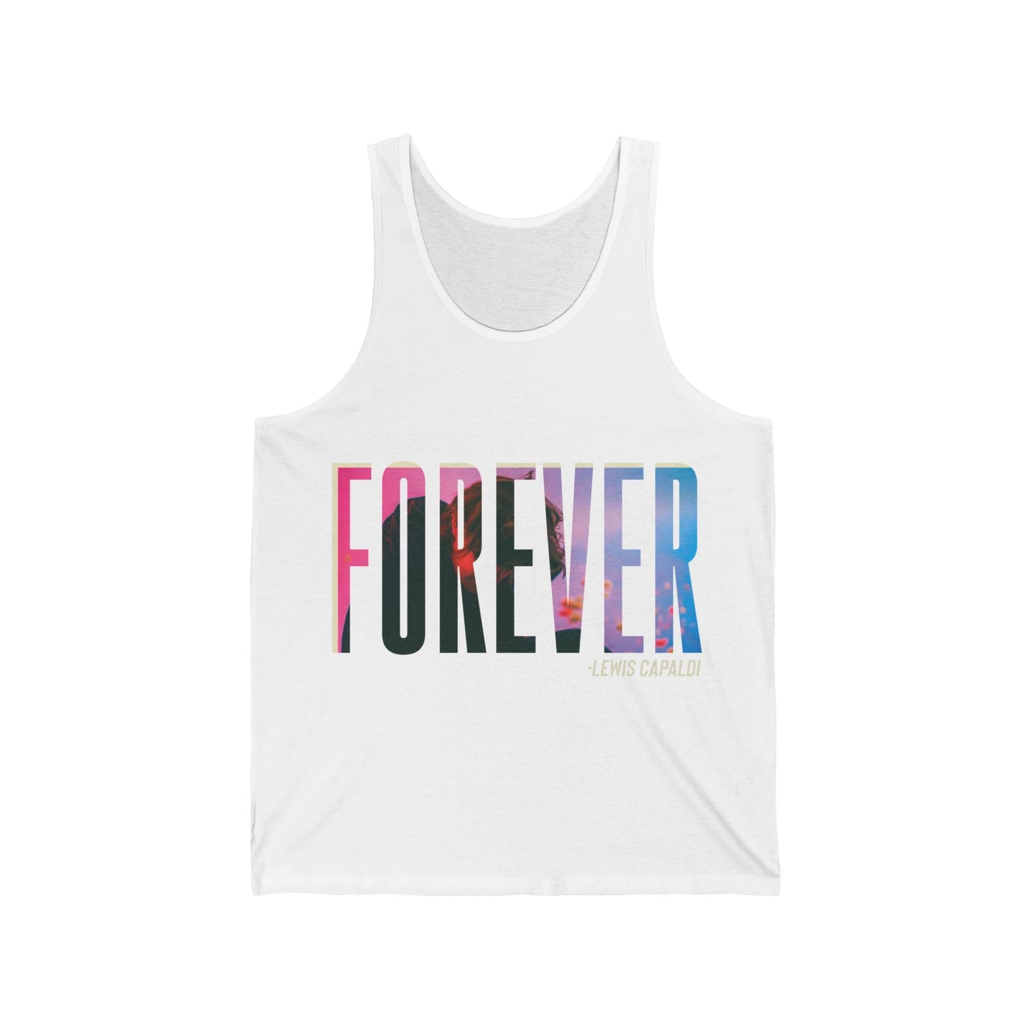 Lewis Capaldi Unisex Jersey Tank Top - Forever