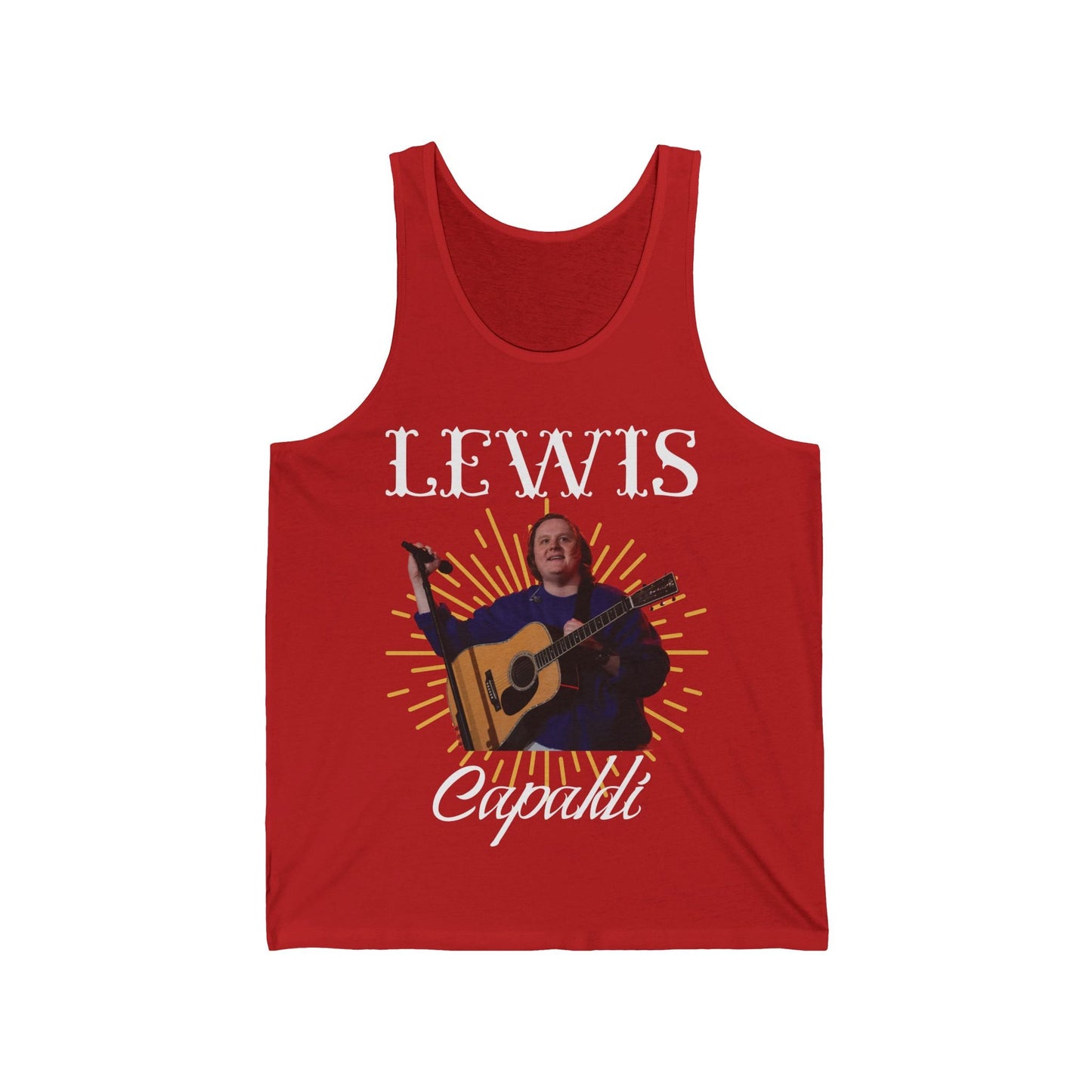 Lewis Capaldi Unisex Jersey Tank Top - Graphic