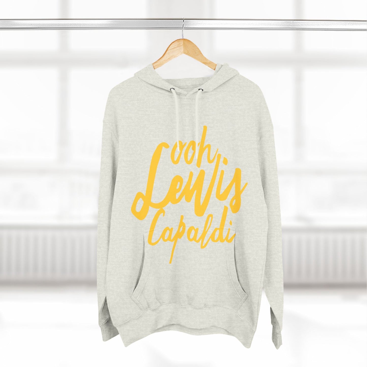 Lewis Capaldi Three-Panel Fleece Hoodie - Ooh Lewis Capaldi