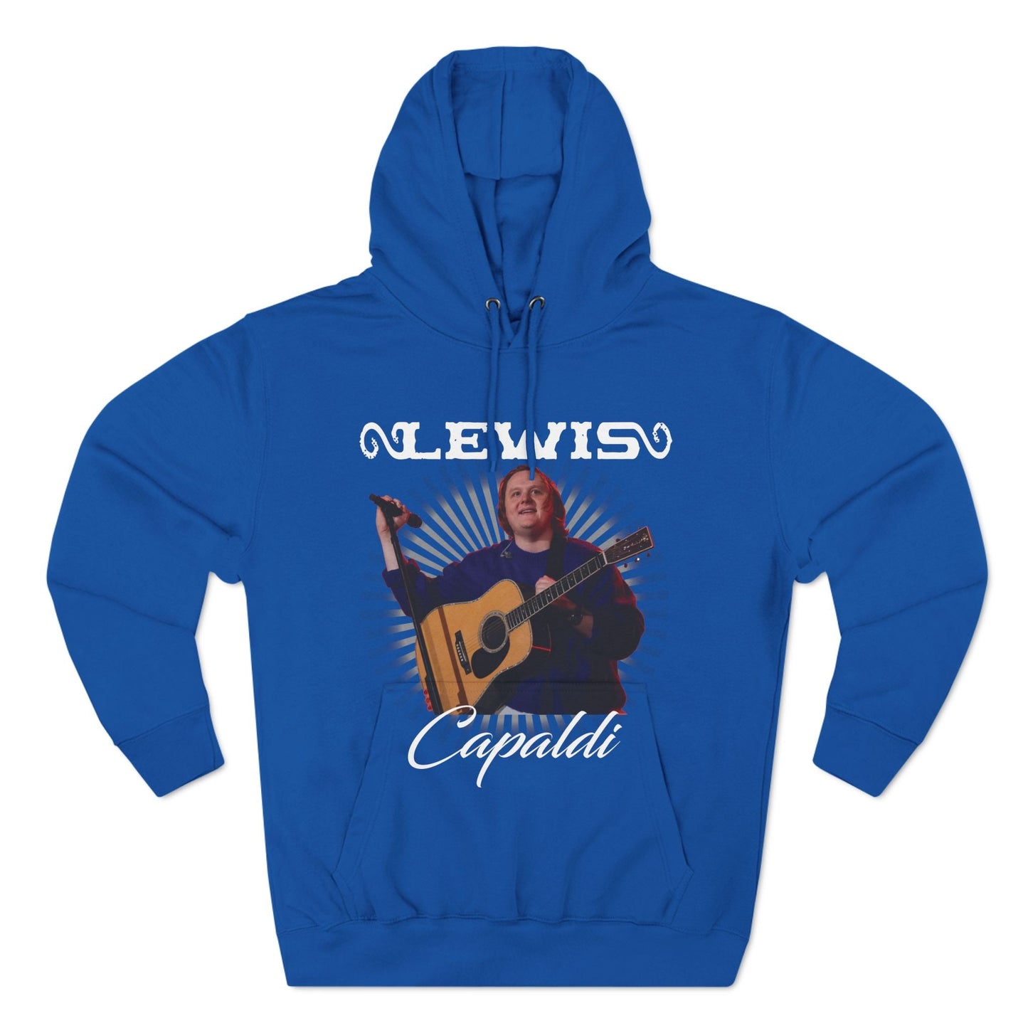 Lewis Capaldi Three-Panel Fleece Hoodie - Graphic