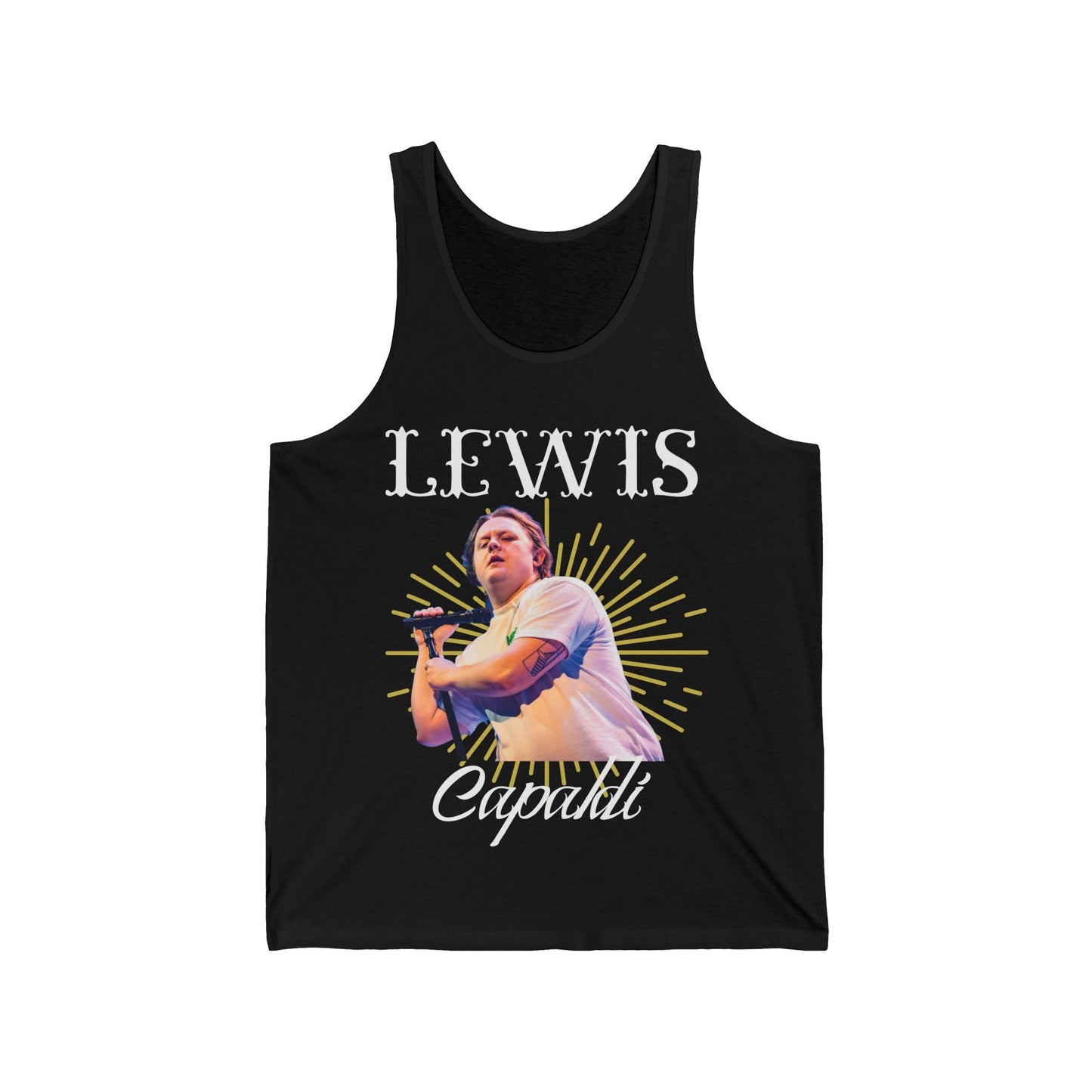 Lewis Capaldi Unisex Jersey Tank Top - Graphic