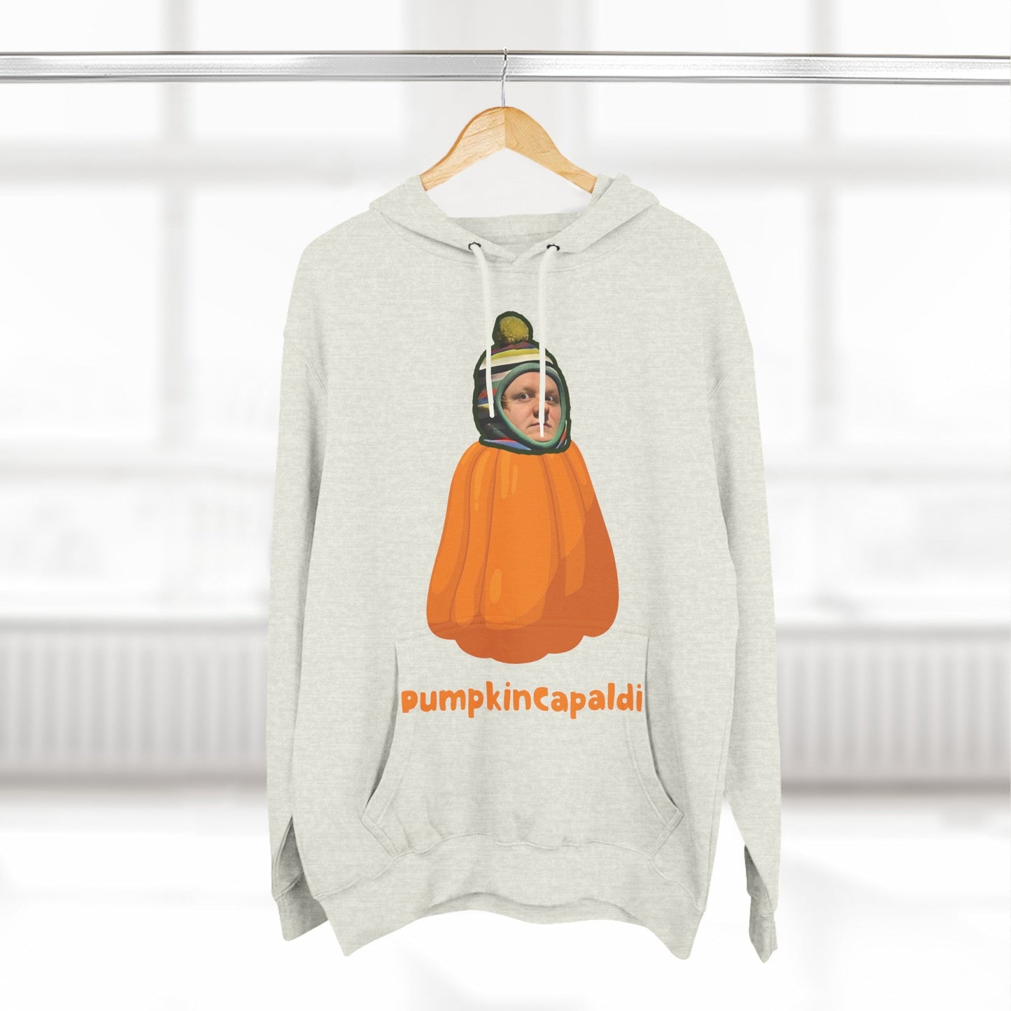 Lewis Capaldi Three-Panel Fleece Hoodie - Pumpkin Capaldi