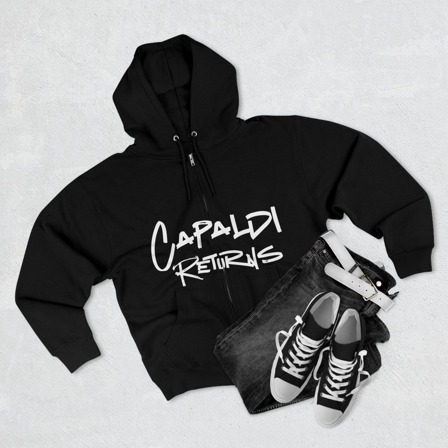 Lewis Capaldi Unisex Zip Hoodie - Capaldi returns