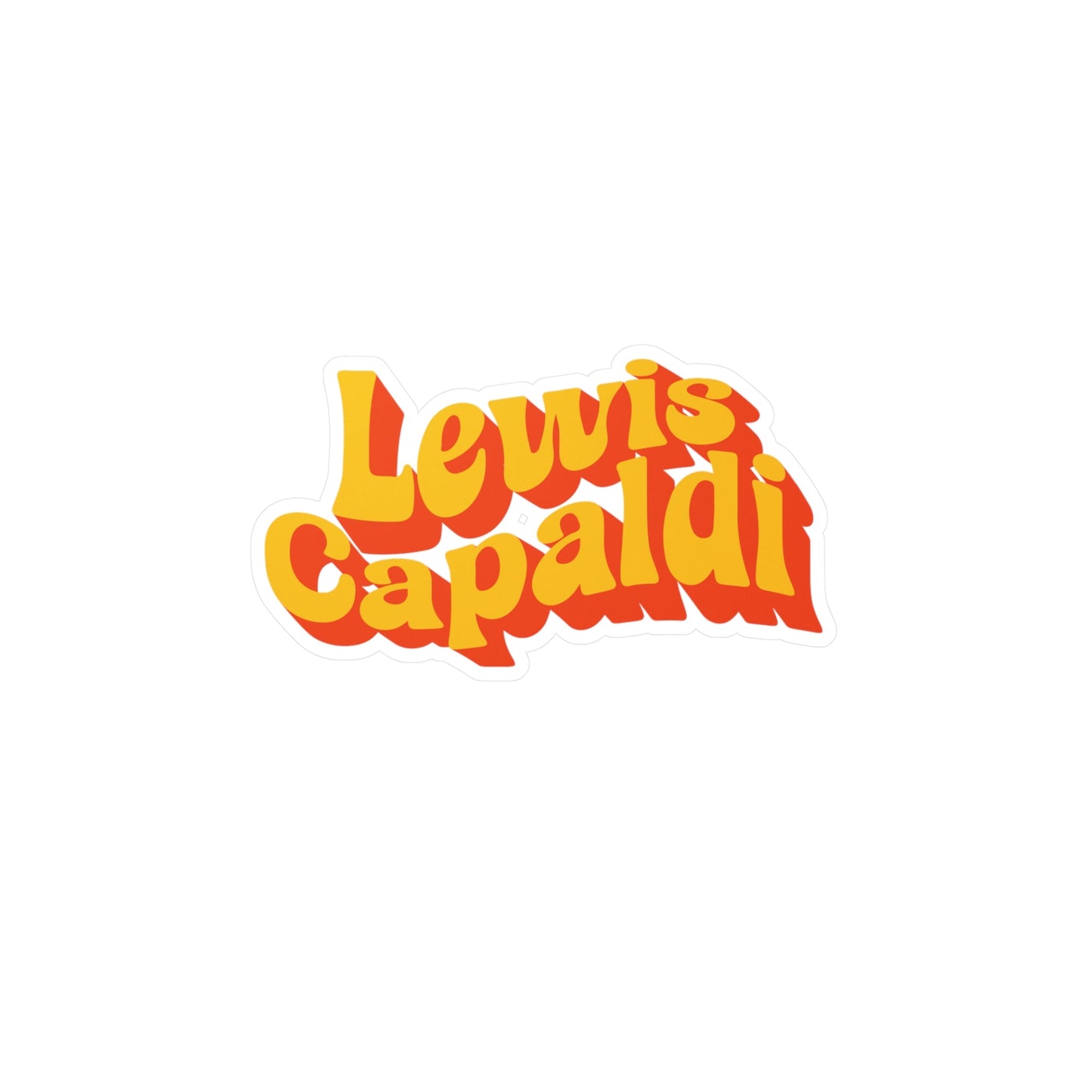 Lewis Capaldi Kiss-Cut Vinyl - Writing