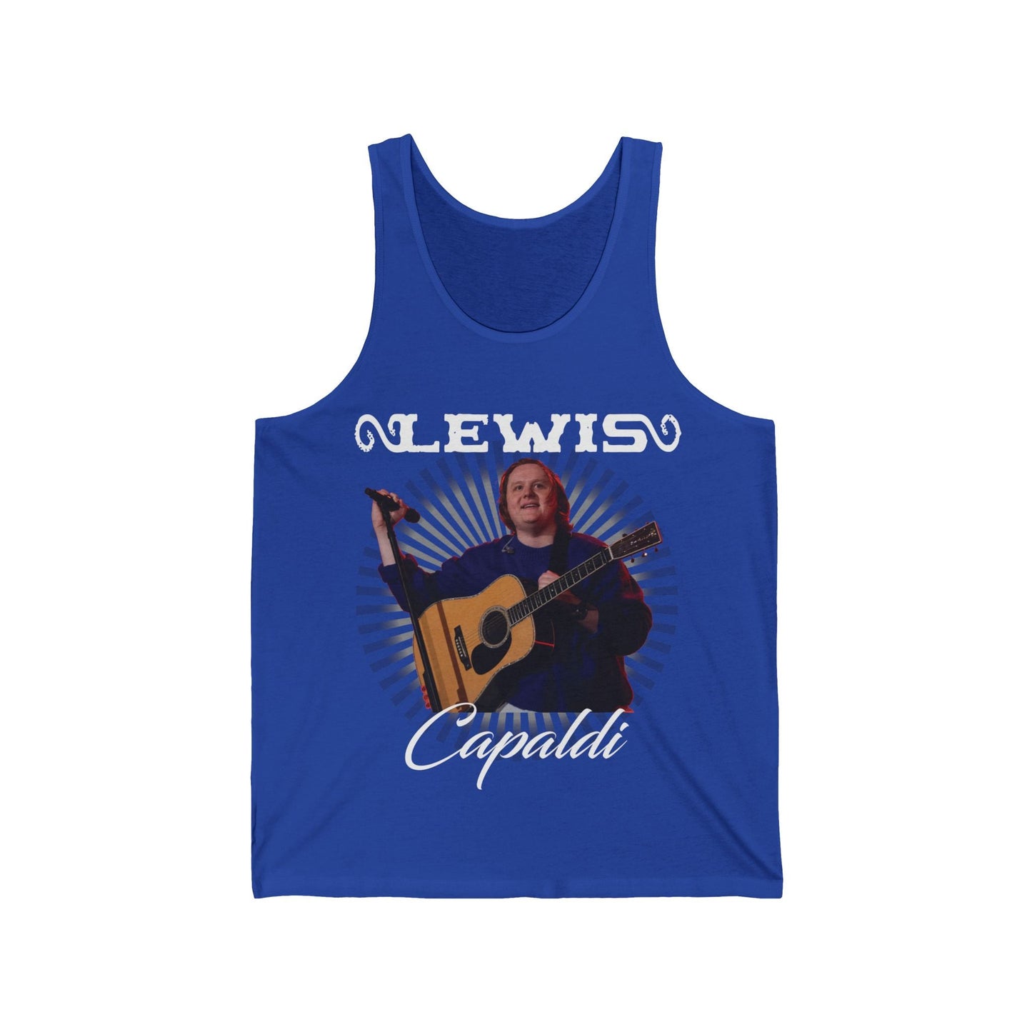 Lewis Capaldi Unisex Jersey Tank Top - Graphic