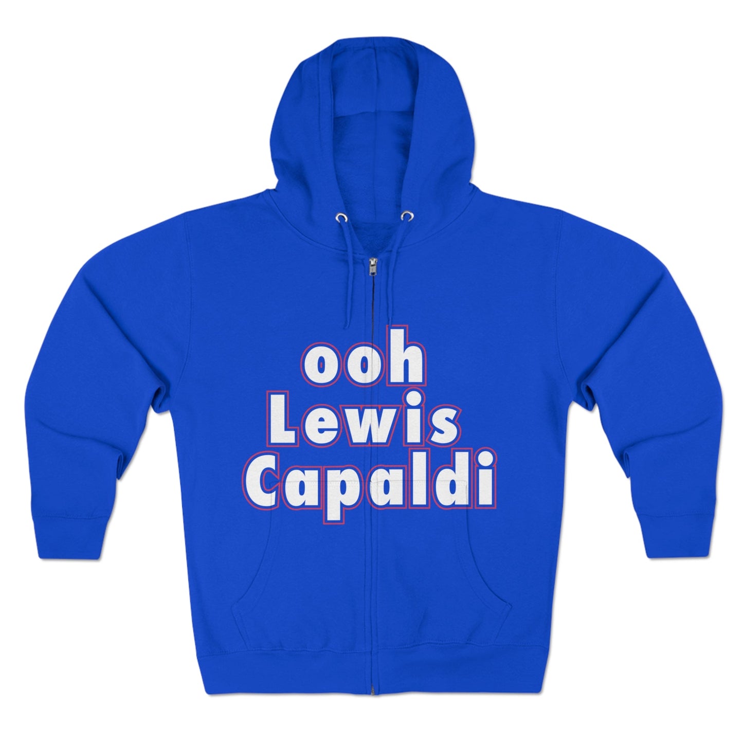 Lewis Capaldi Unisex Zip Hoodie - Ooh Lewis Capaldi