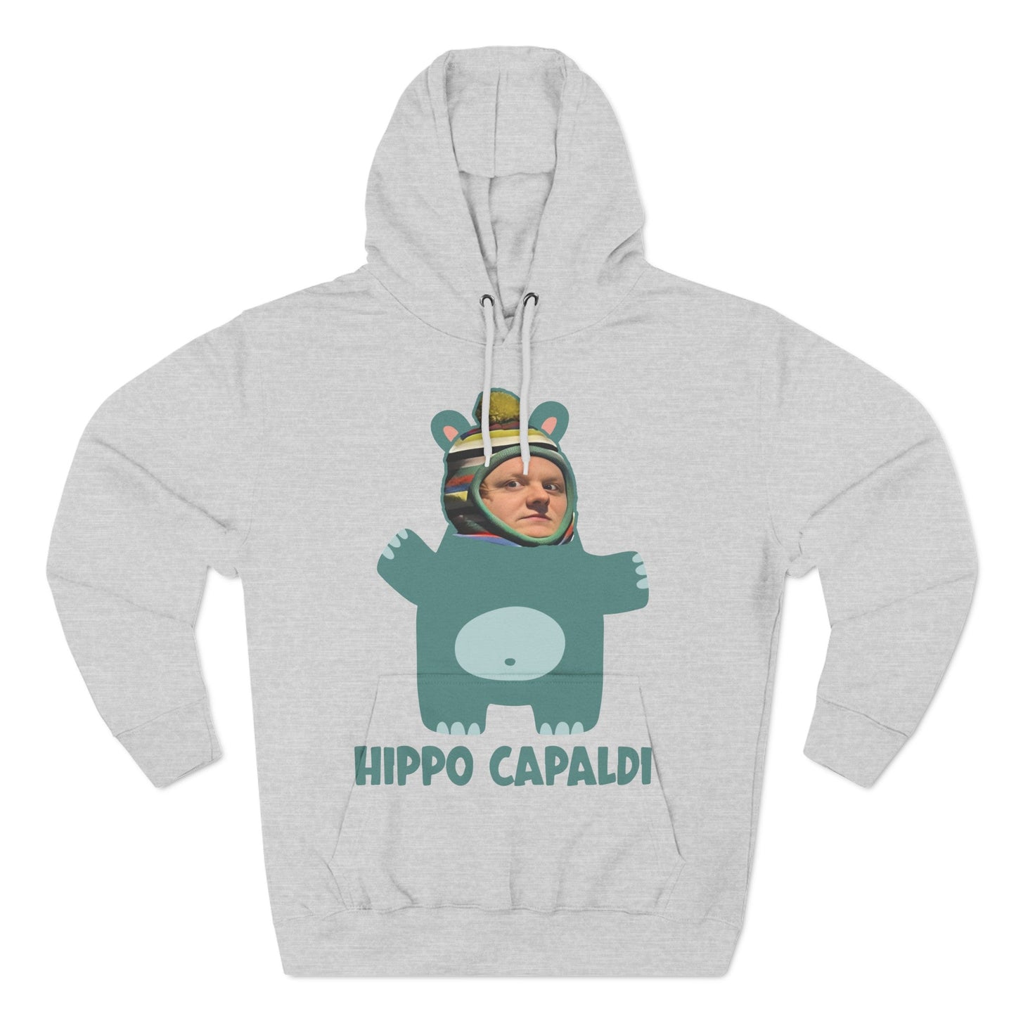 Lewis Capaldi Three-Panel Fleece Hoodie - Hippo Capaldi