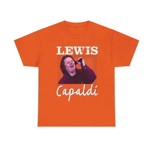 Lewis Capaldi Unisex Heavy Cotton Tee - Graphic