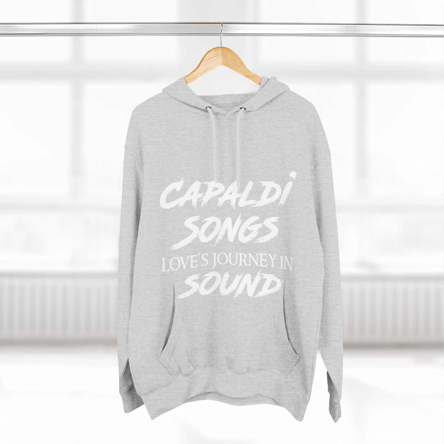 Lewis Capaldi Three-Panel Fleece Hoodie - Capaldi Songs