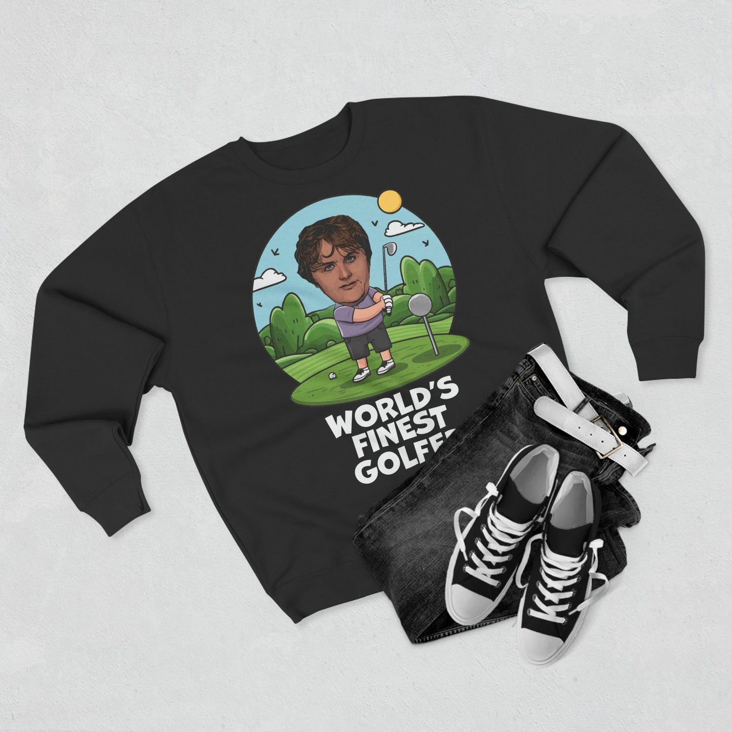 Lewis Capaldi Unisex Crewneck Sweatshirt - Golfing