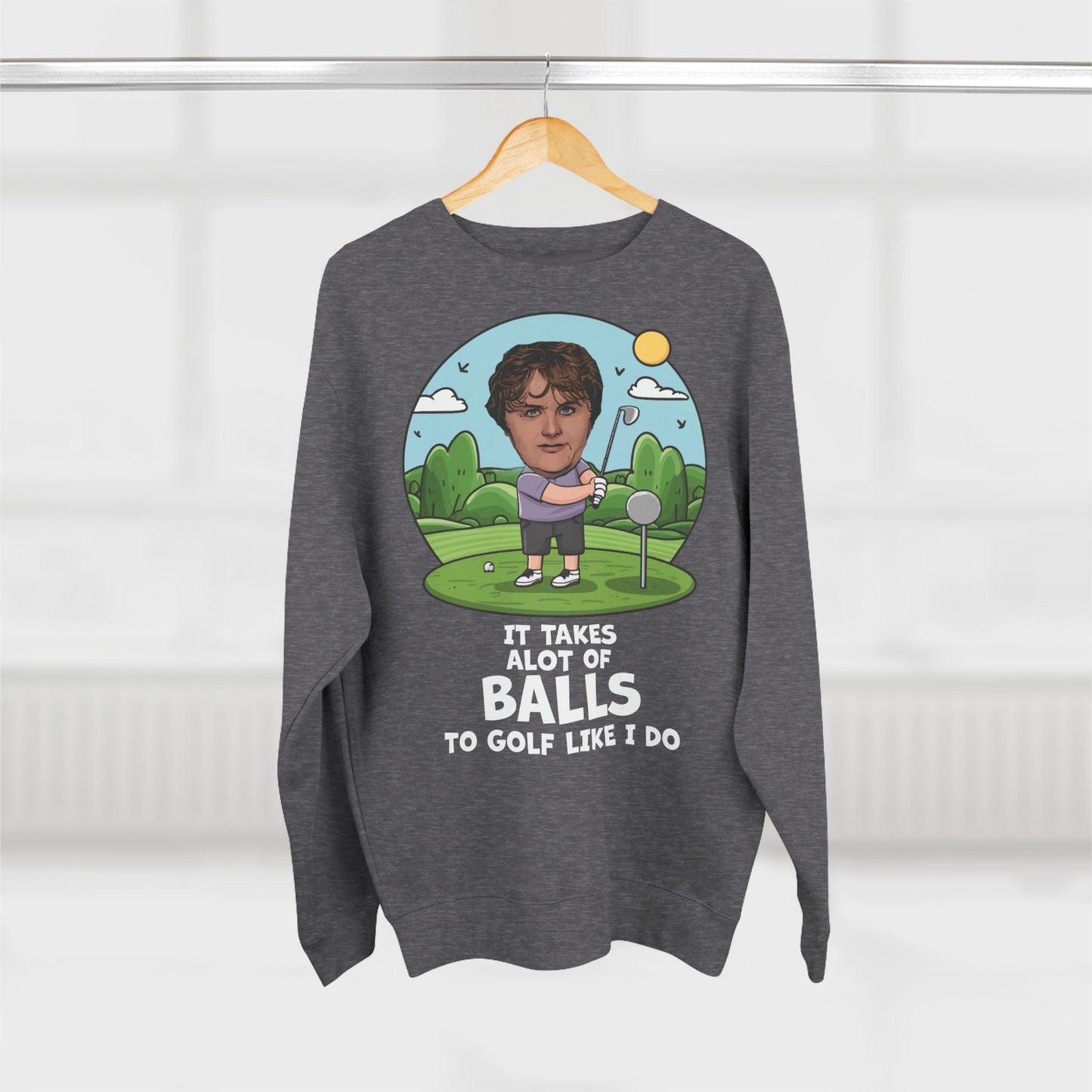 Lewis Capaldi Unisex Crewneck Sweatshirt - Golfing