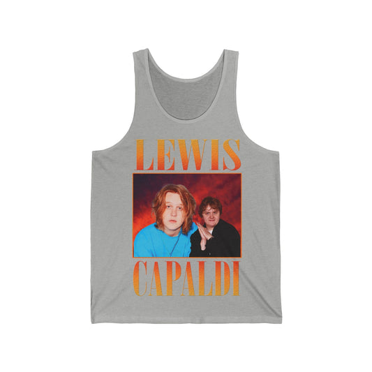 Lewis Capaldi Unisex Jersey Tank Top - Graphic