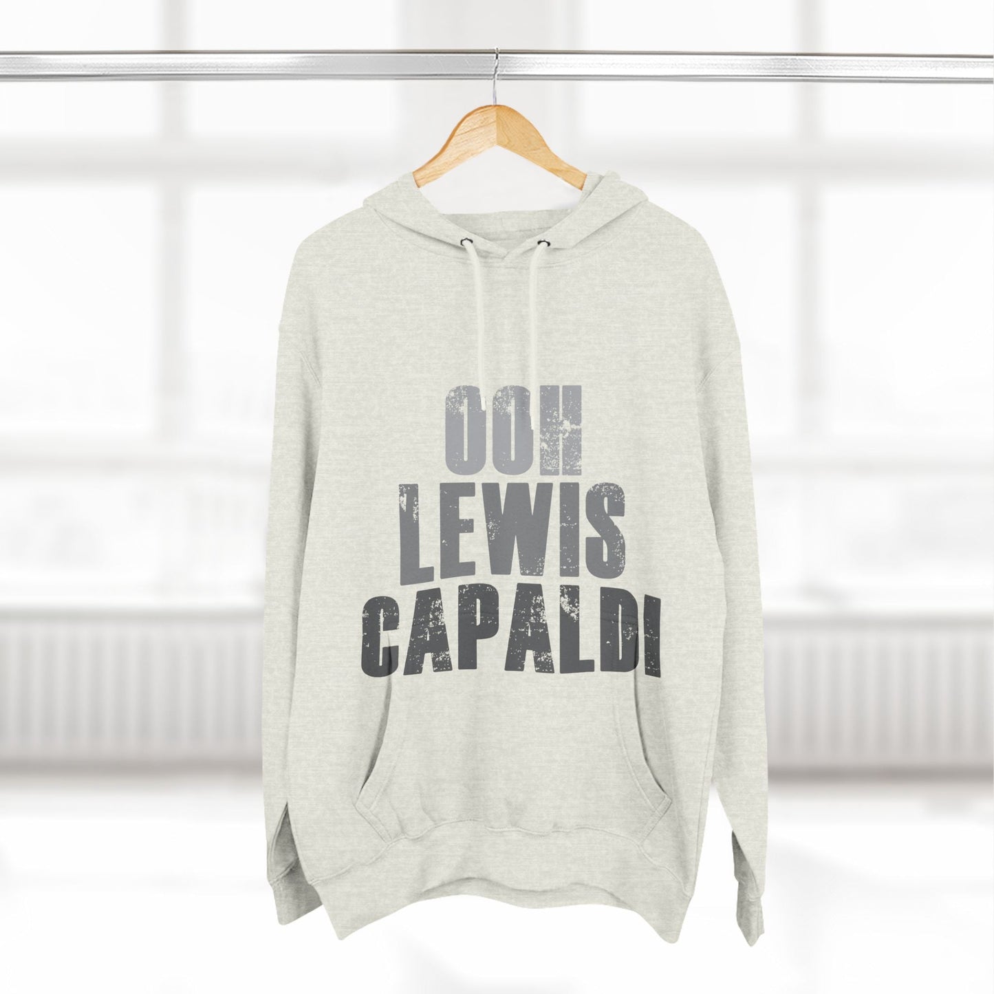 Lewis Capaldi Three-Panel Fleece Hoodie - Ooh Lewis Capaldi