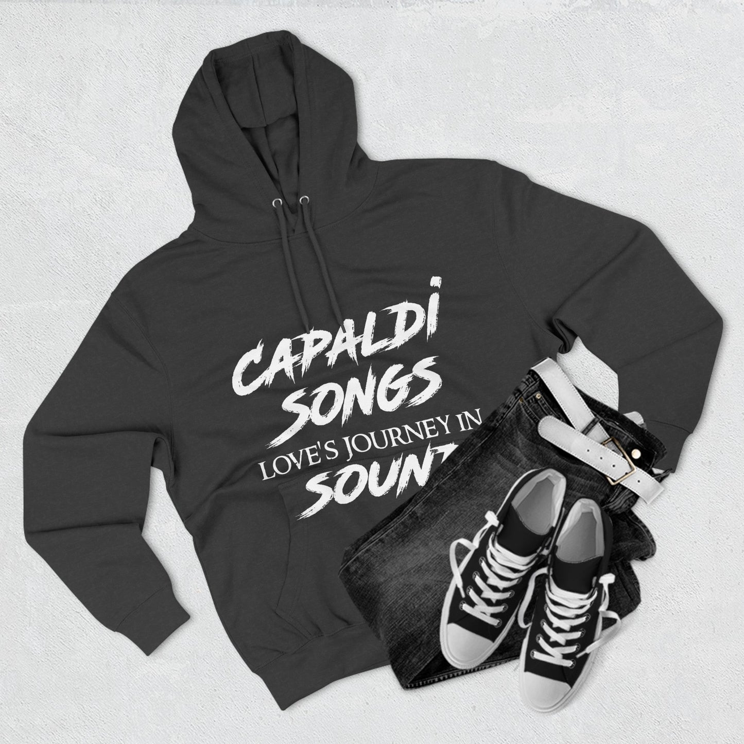 Lewis Capaldi Three-Panel Fleece Hoodie - Capaldi Songs