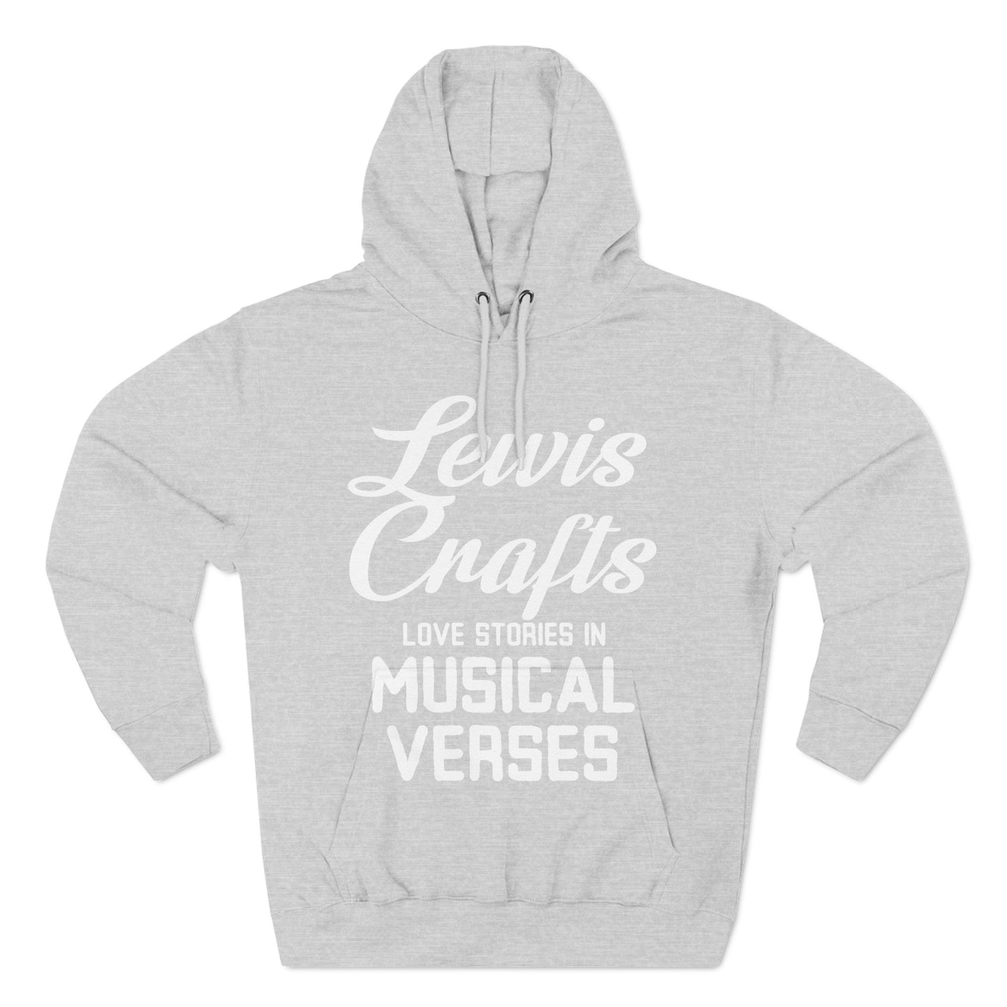 Lewis Capaldi Three-Panel Fleece Hoodie - Lewis crafts love Stories