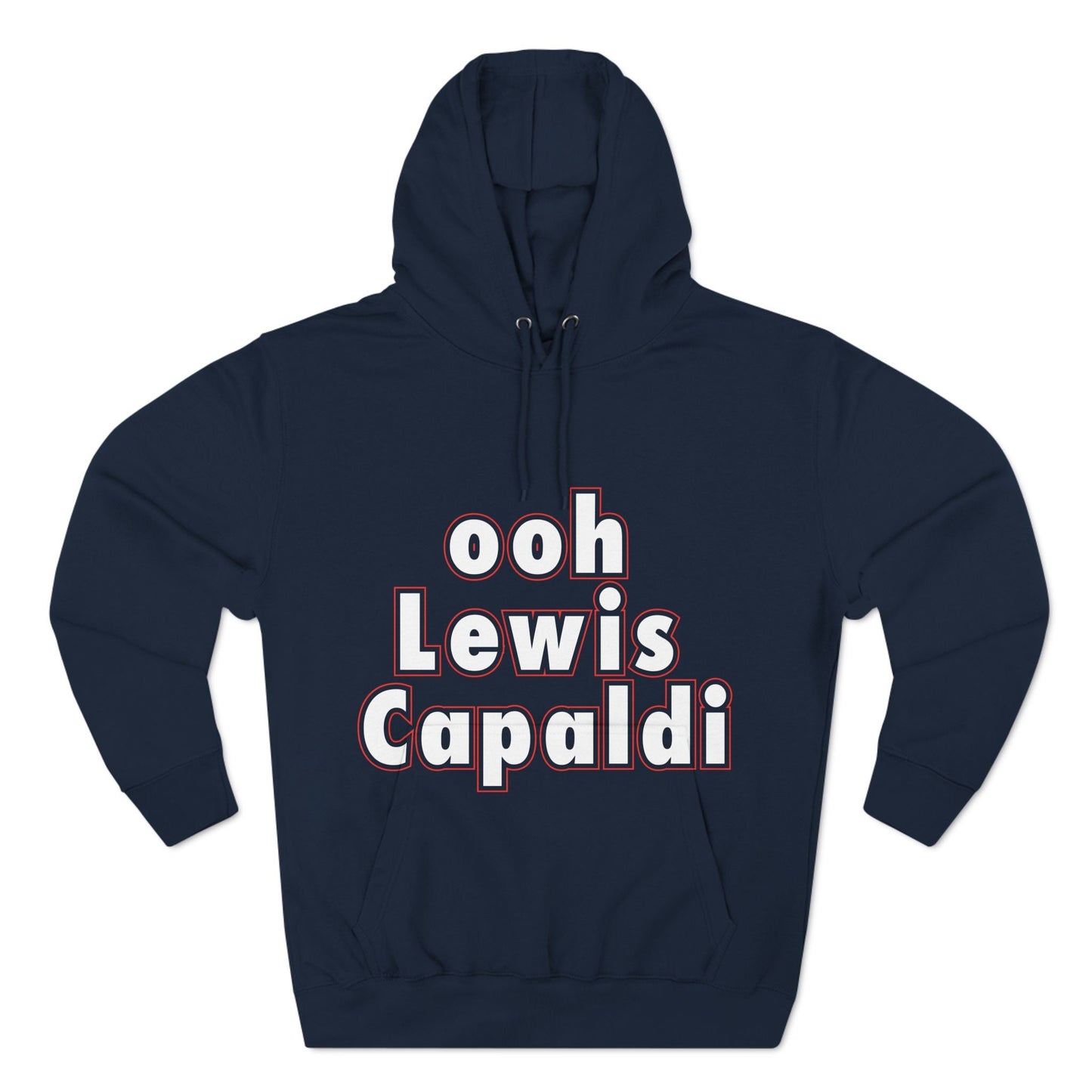 Lewis Capaldi Three-Panel Fleece Hoodie - Ooh Lewis Capaldi