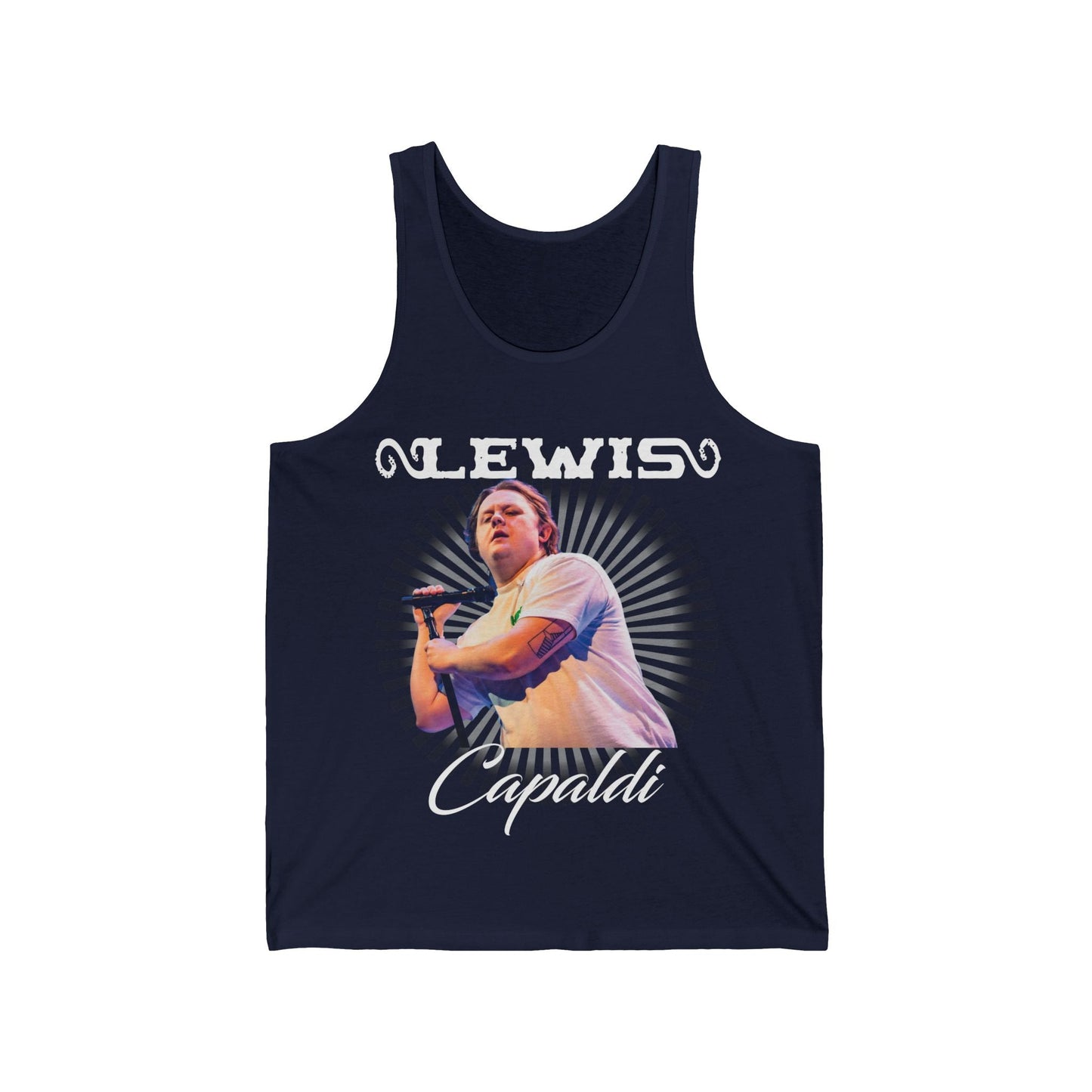 Lewis Capaldi Unisex Jersey Tank Top - Graphic