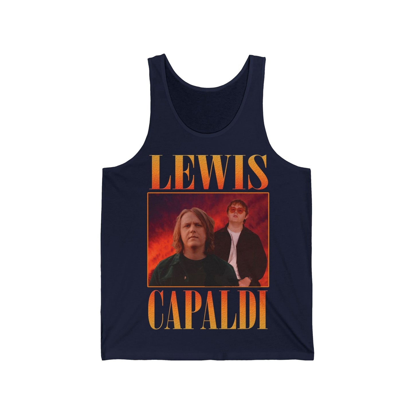 Lewis Capaldi Unisex Jersey Tank Top - Graphic