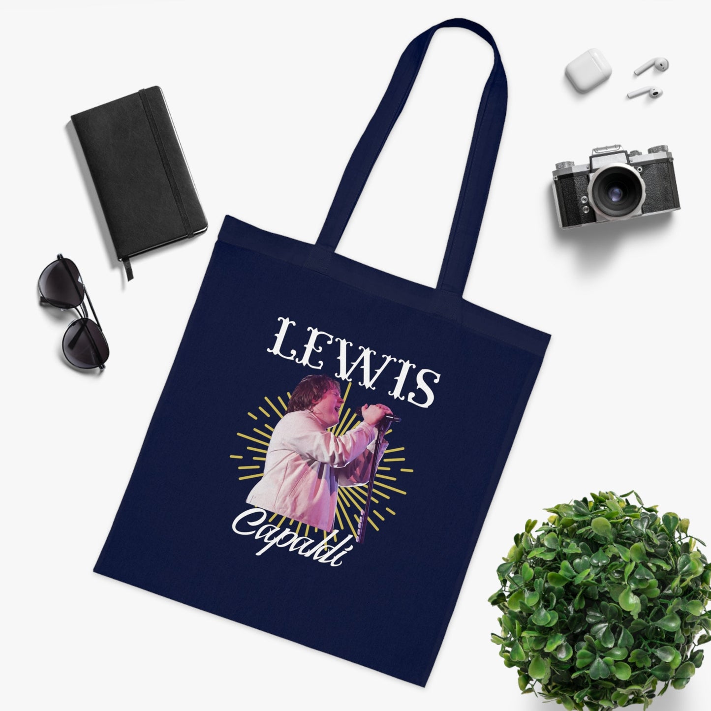 Lewis Capaldi Cotton Tote Bag - Graphic